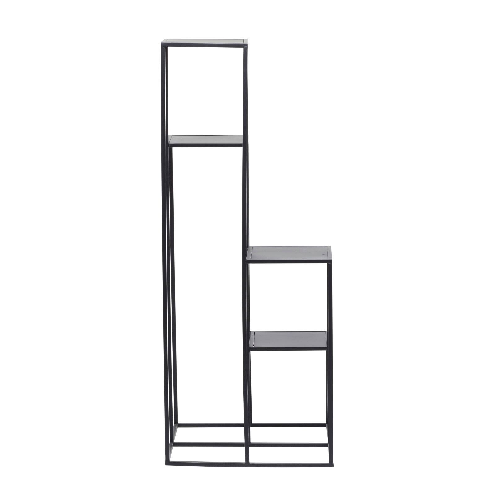 Black Iron Modern Plantstand, 40&#x22; x 16&#x22; x 16&#x22;