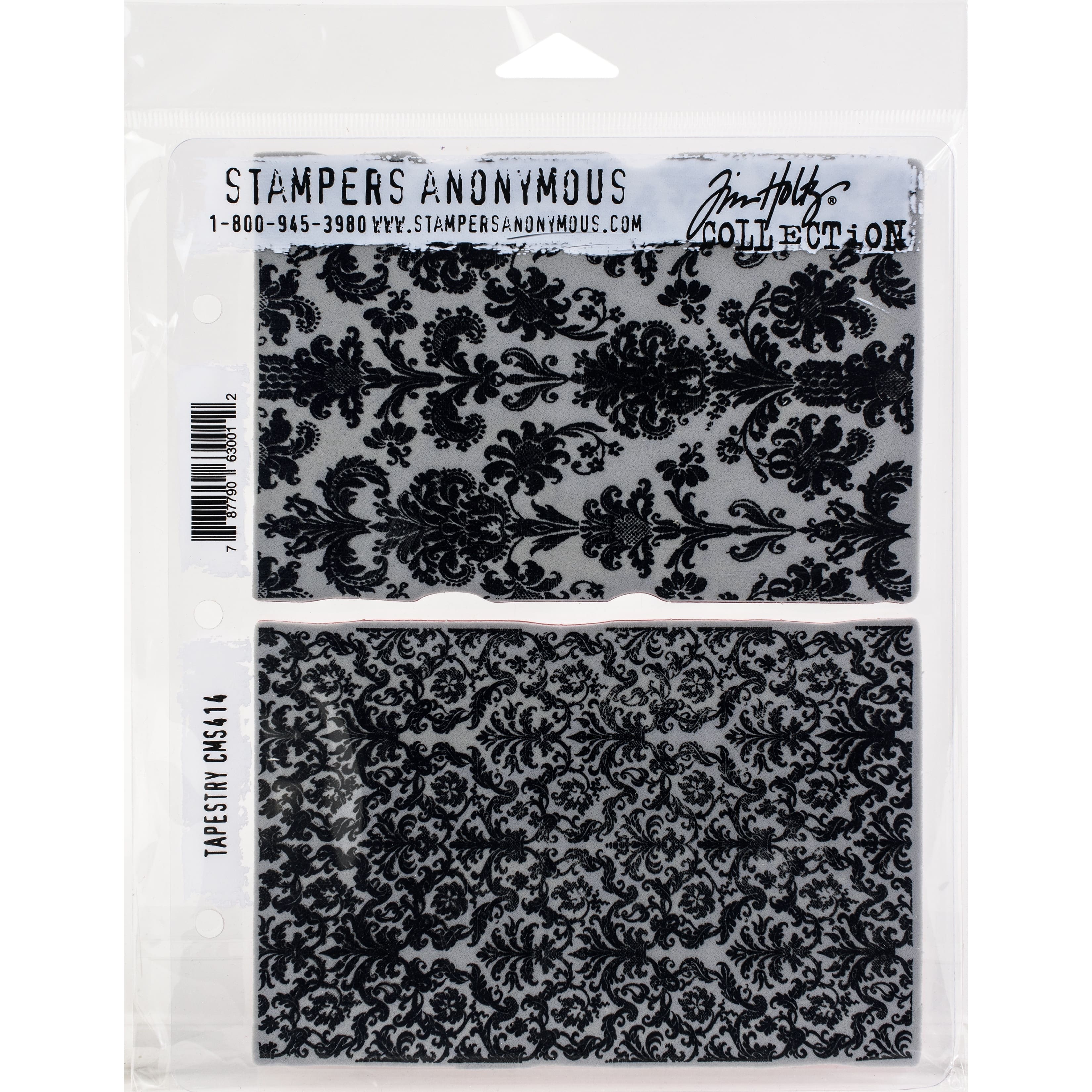 Stampers Anonymous Tim Holtz&#xAE; Tapestry Cling Stamps