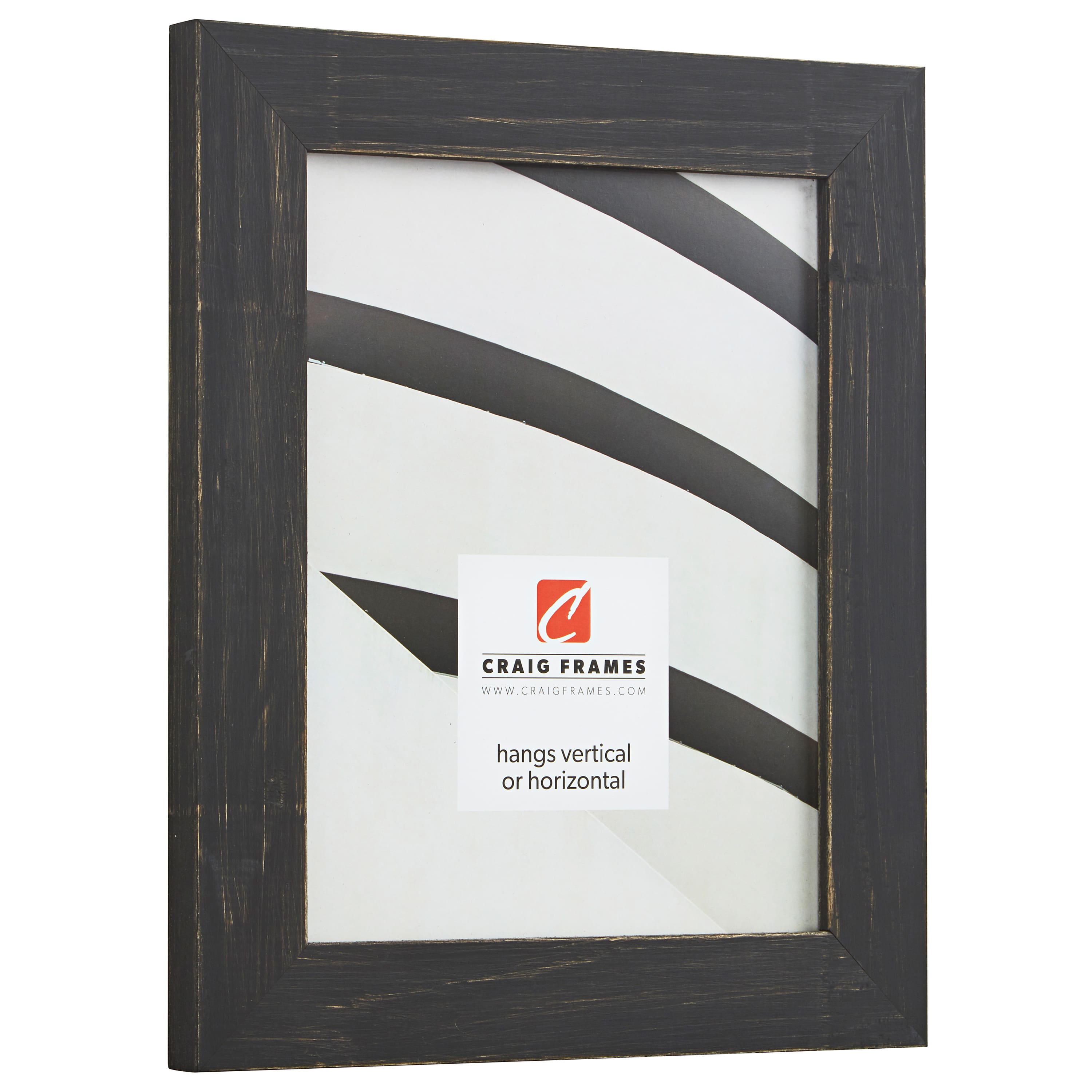 Craig Frames Jasper Charcoal Black Picture Frame