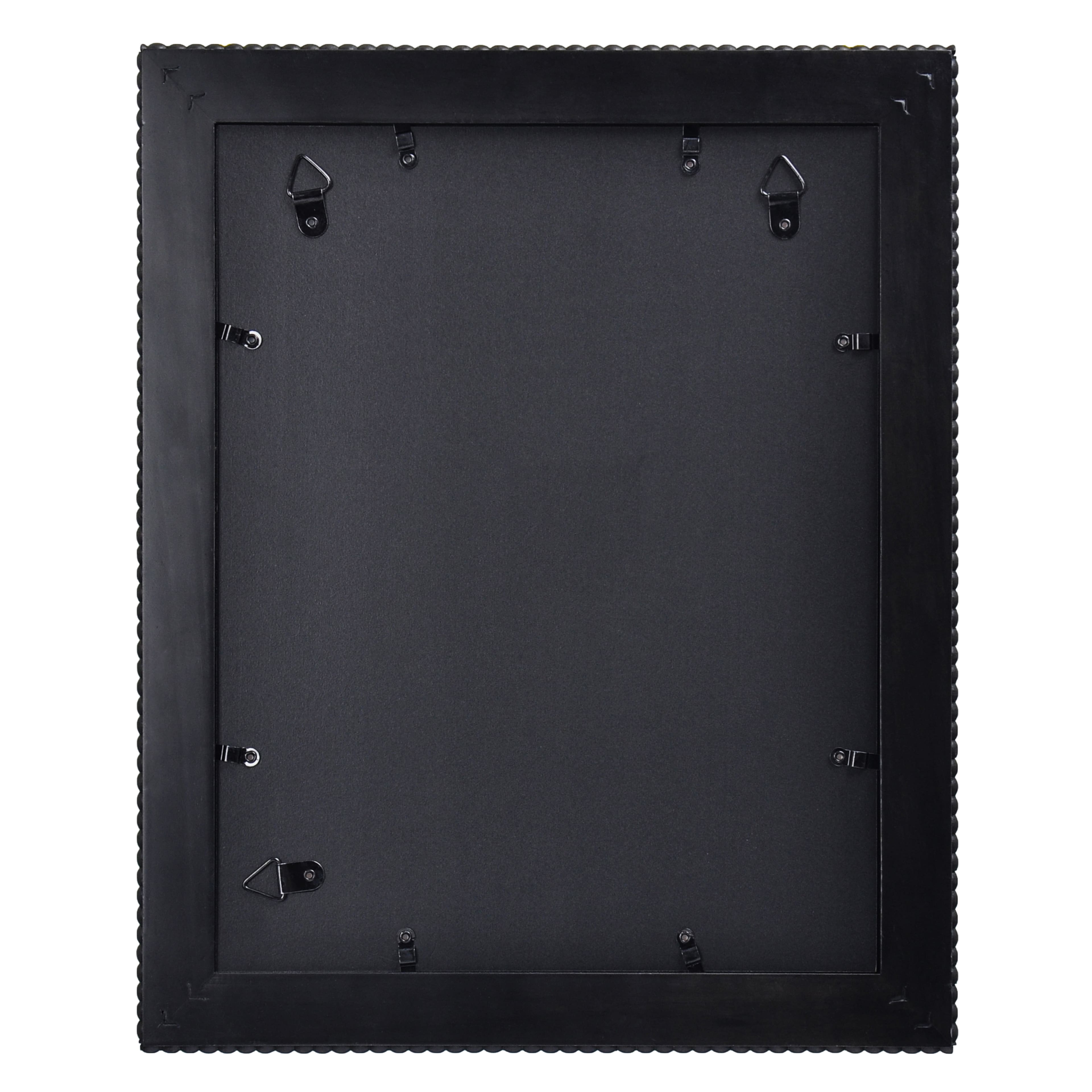 Home Black with Beaded Edge Wood Wall Frame by Studio D&#xE9;cor&#xAE;