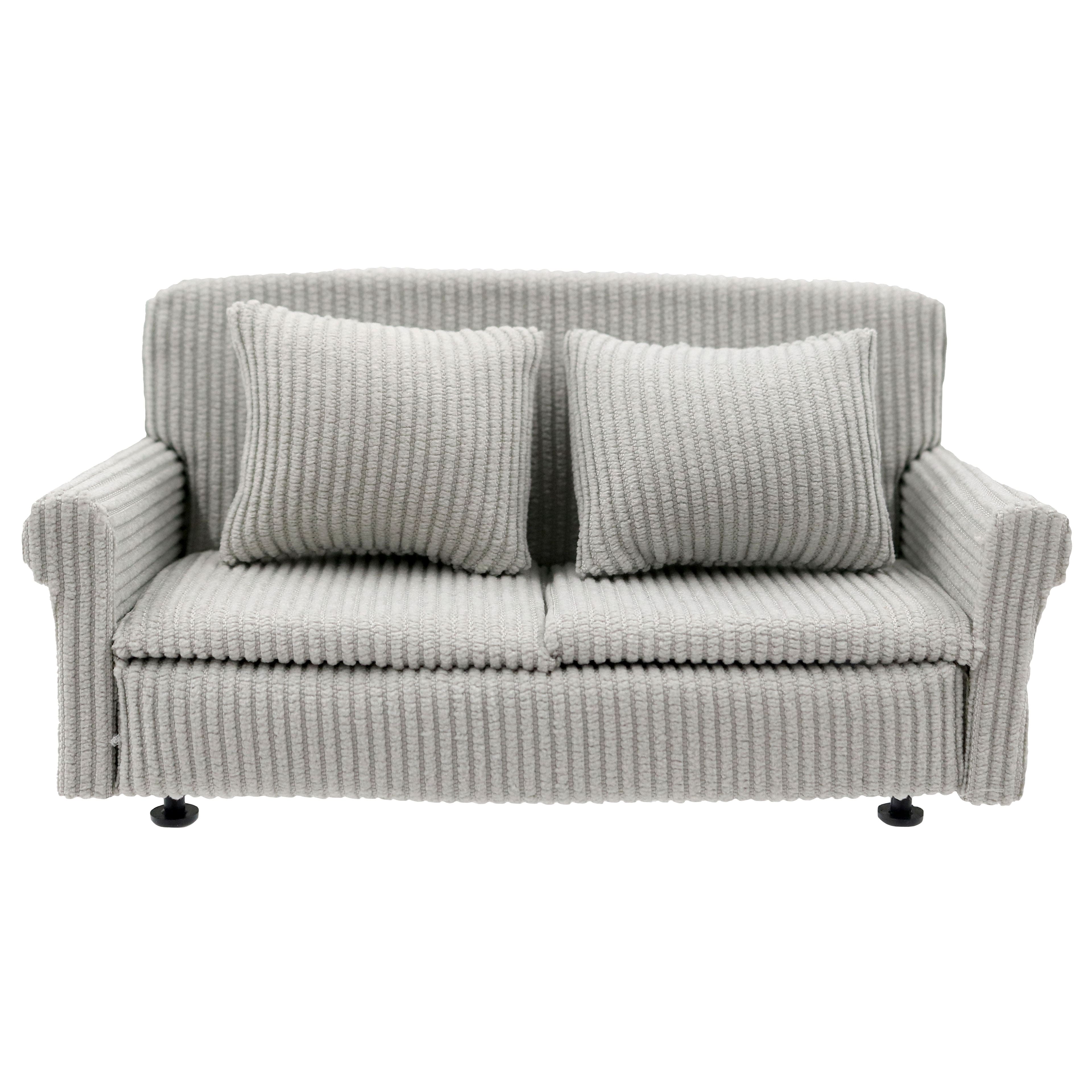 Miniature Gray Textured Couch by Make Market®