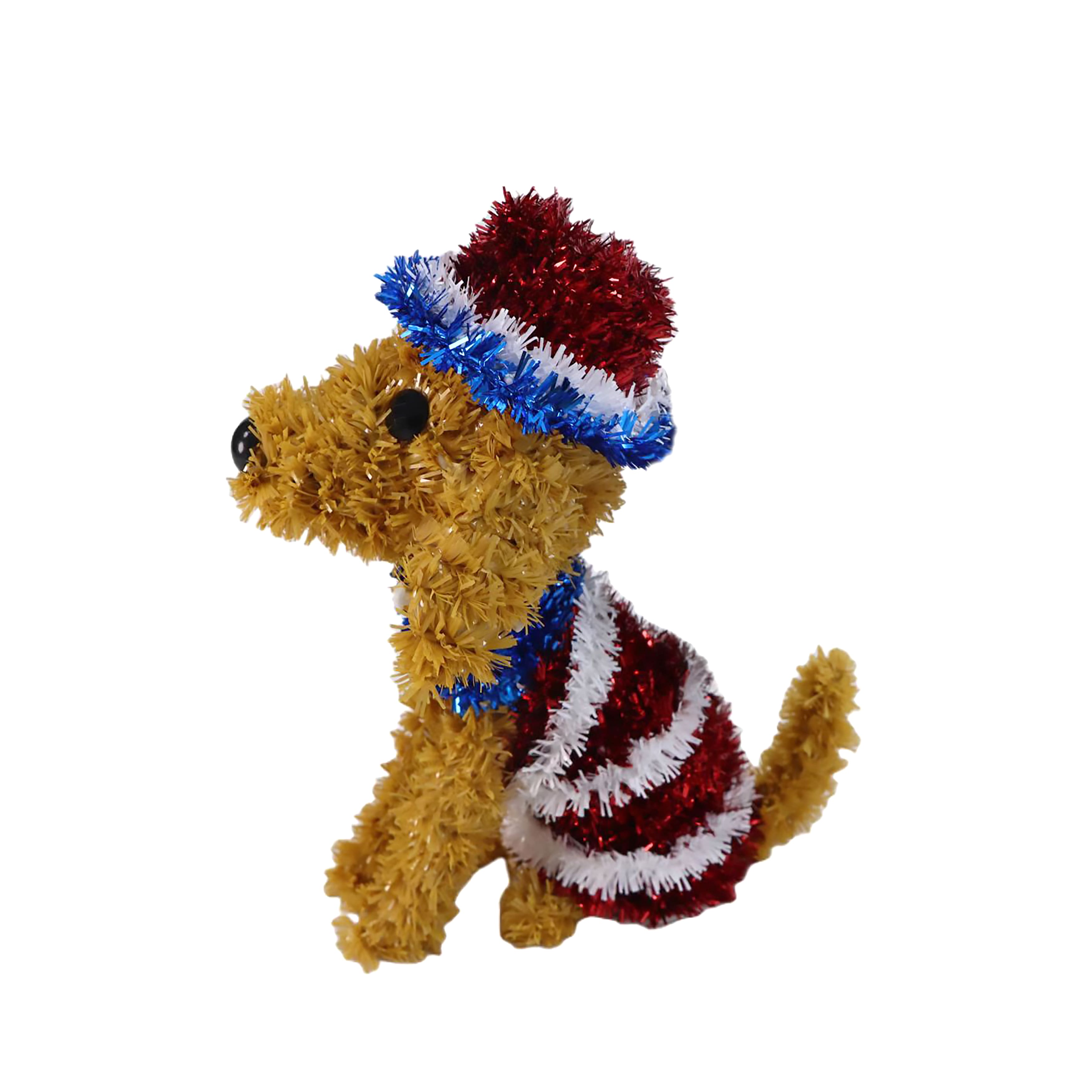 6&#x22; Patriotic Sitting Dog Tabletop Accent by Celebrate It&#x2122;
