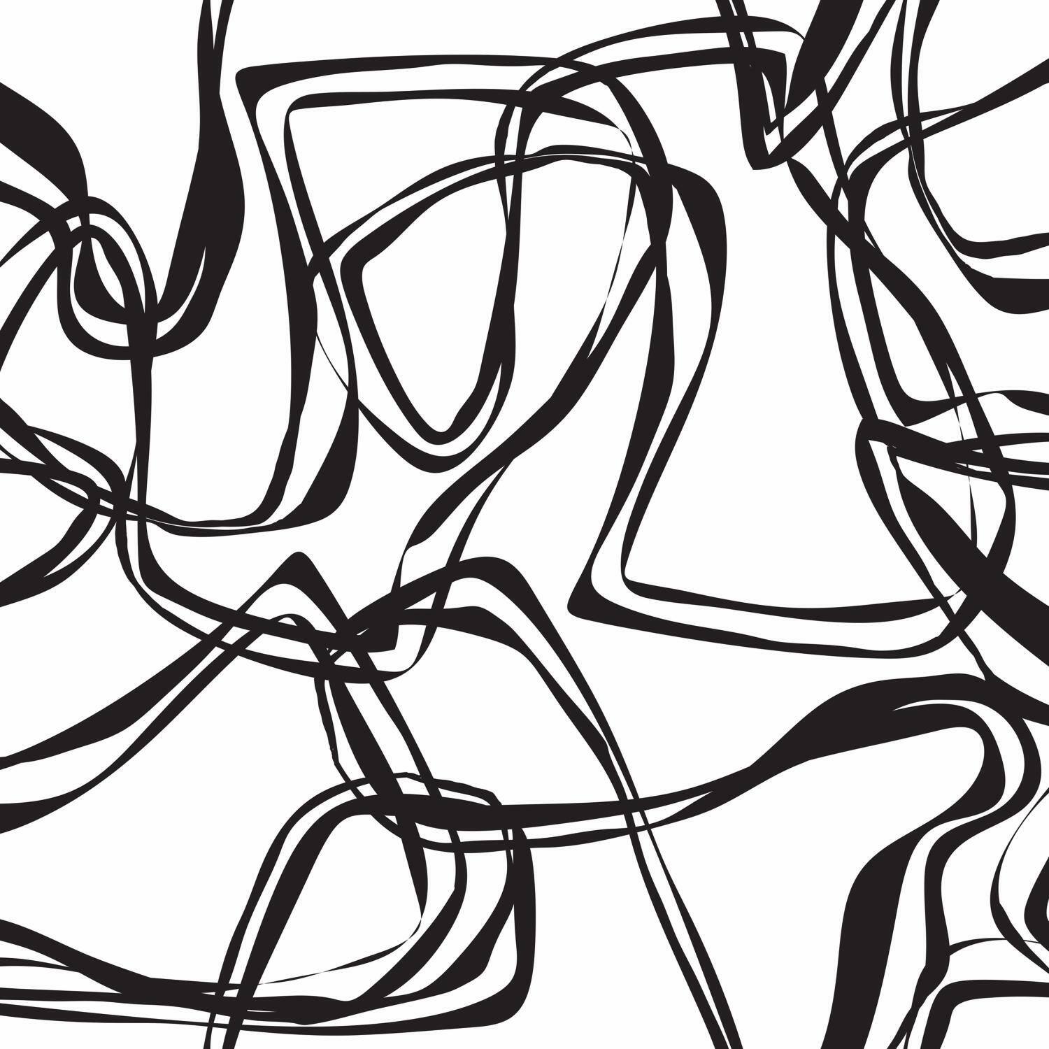 RoomMates Black Ribbon Trail Peel & Stick Wallpaper