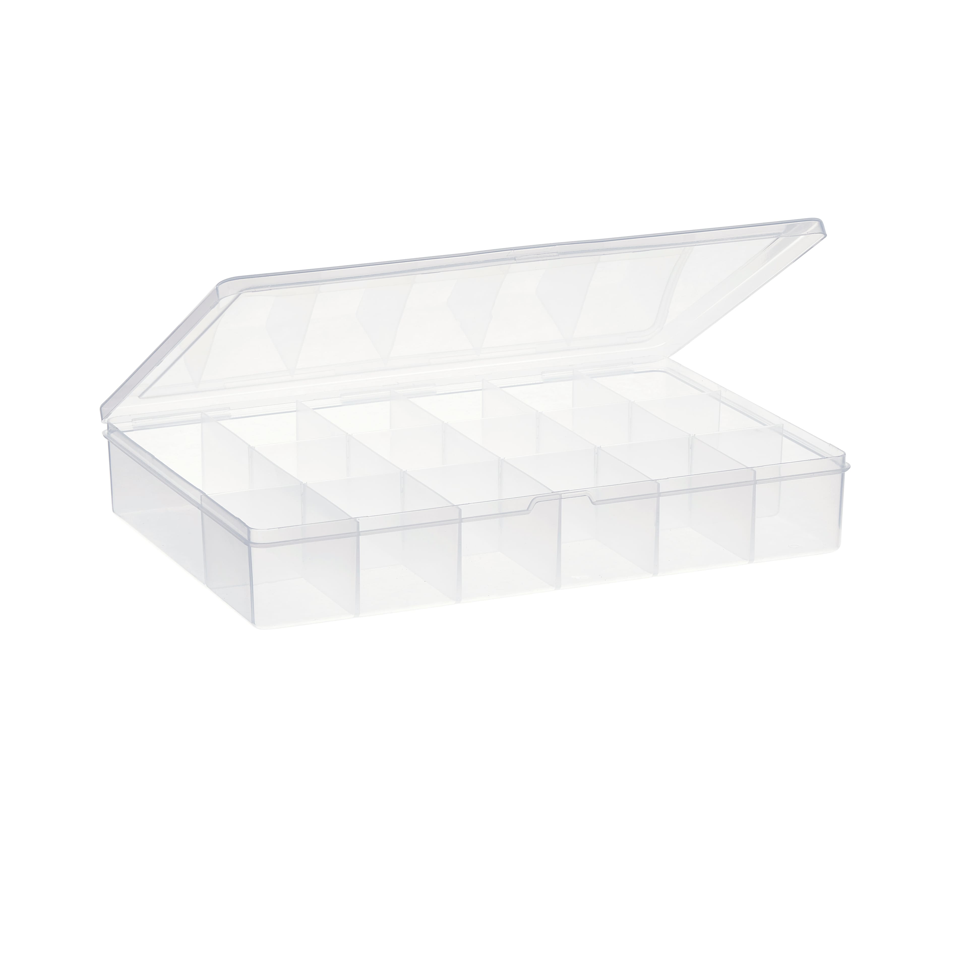 Plastic Bead Organizer - 17x10.6x2.6 cm with 7 Boxes - 10x2.4x2.1