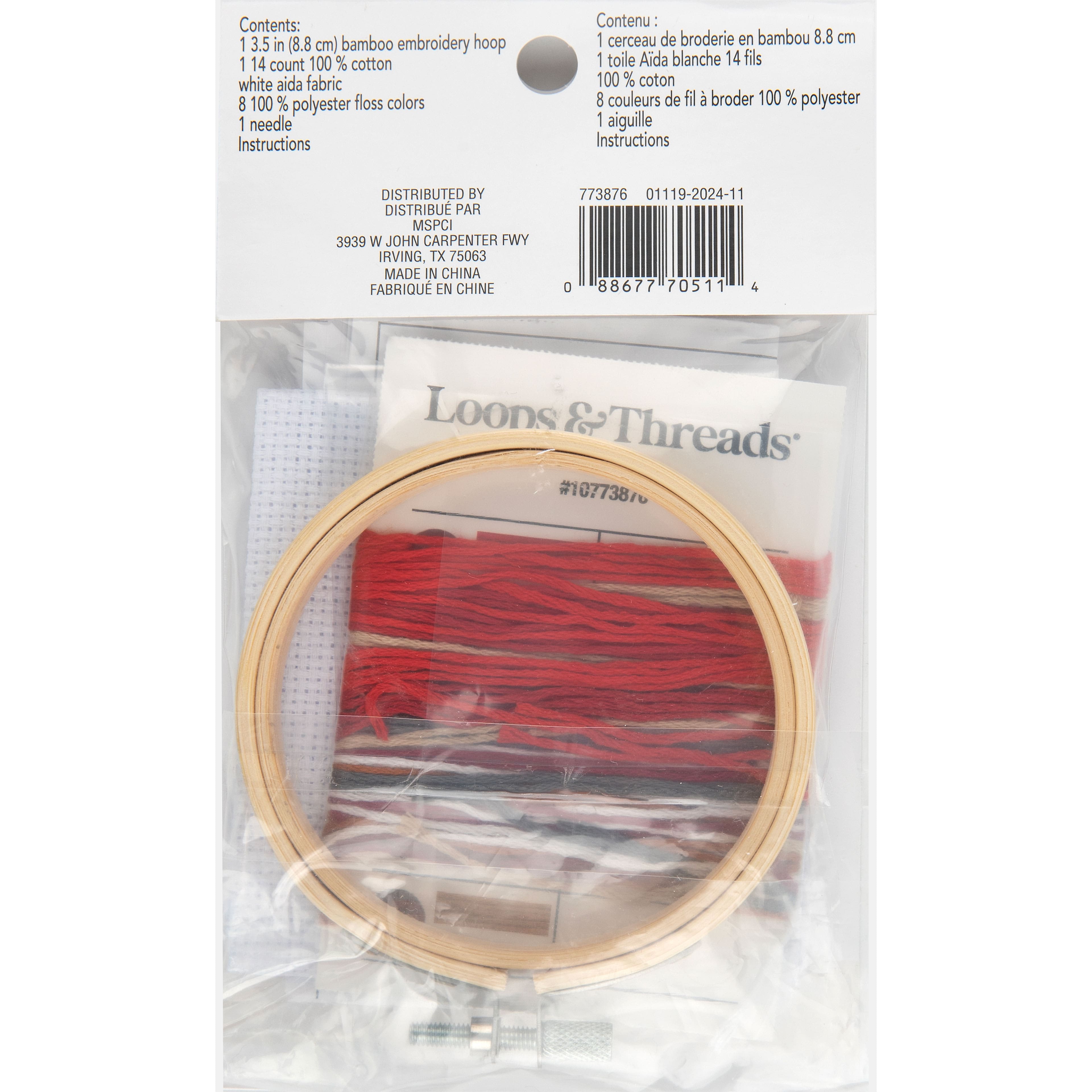 3.5" Coffee Cup Counted Cross Stitch Kit by Loops & Threads®