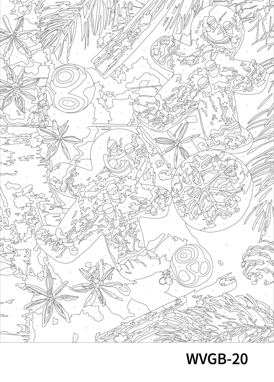 16" x 20" Gingerbread Men Paint-by-Number Kit by Artist's Loft™