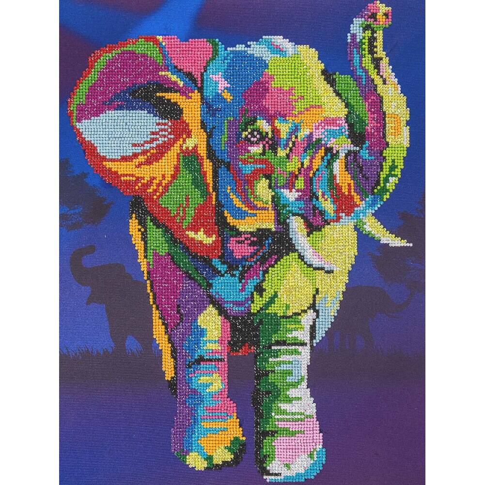 Diamond Art Advanced Elephant Kit