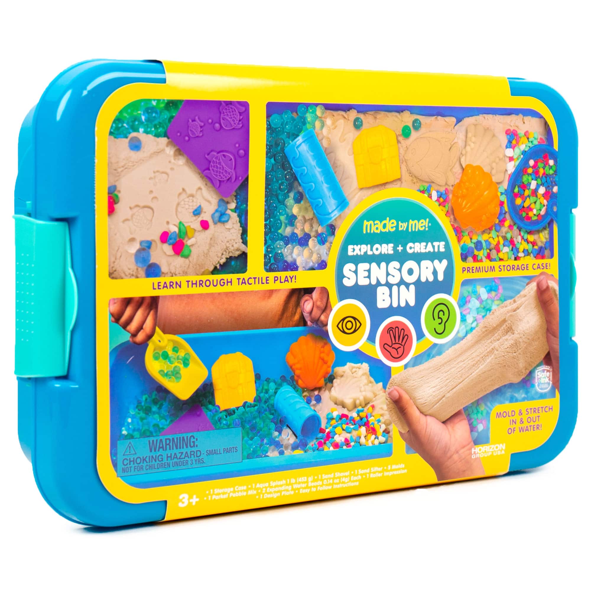 Horizon Made by Me Sea Life Sand Castle Sensory Bin