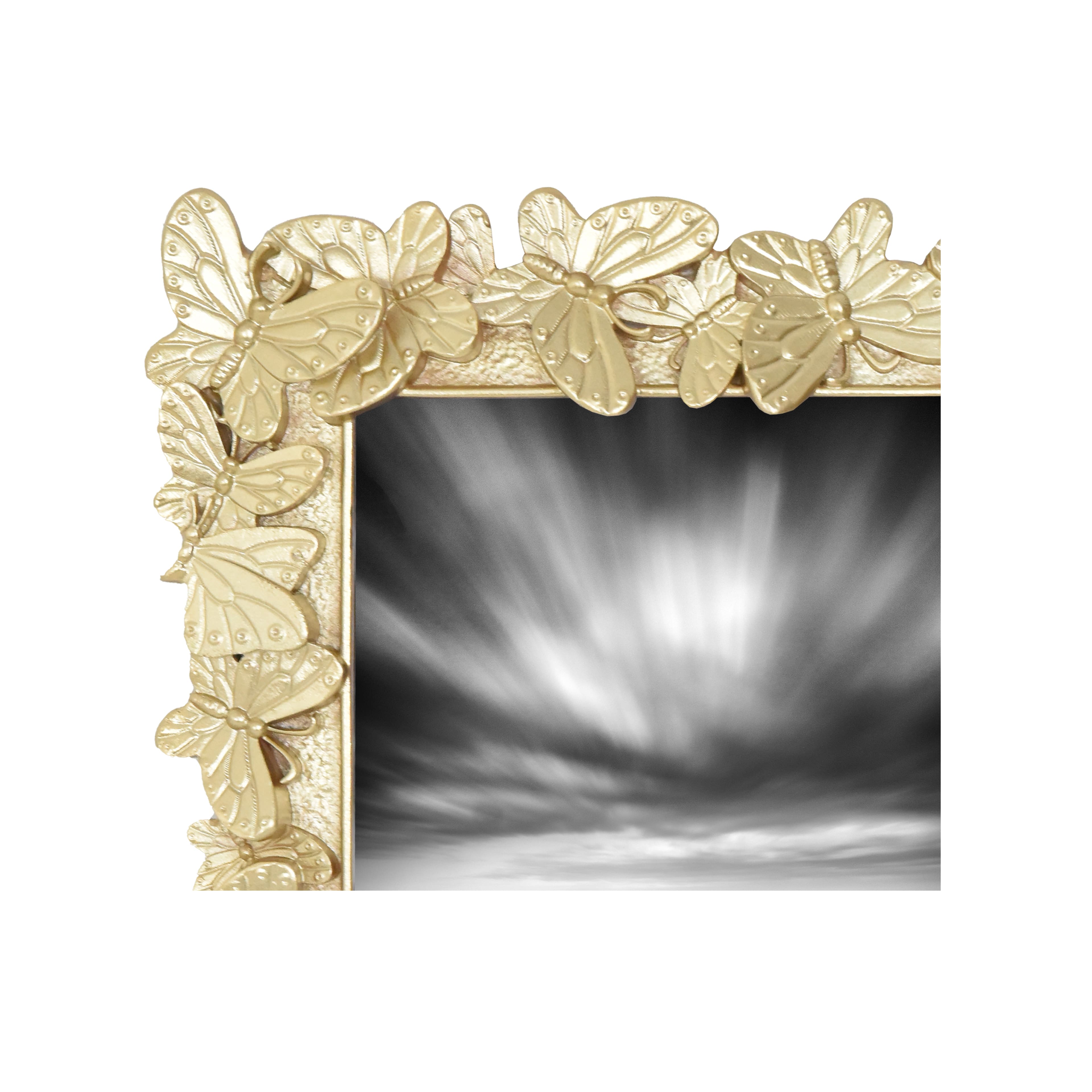 Treasured Finds 5" x 7" Gold Butterfly Tabletop Frame by Studio Décor®