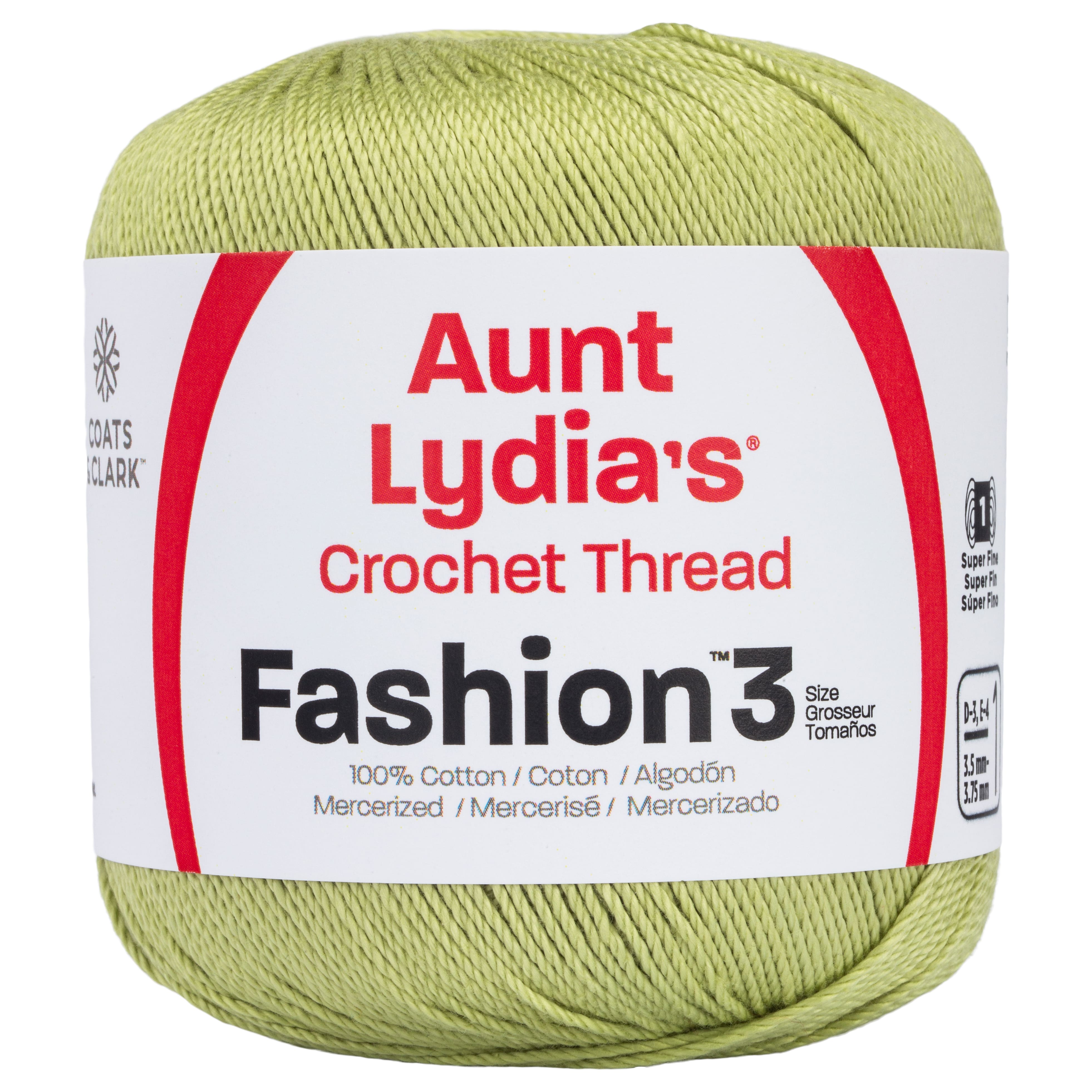 15 Pack: Aunt Lydia&#x27;s&#xAE; Fashion Crochet Thread&#x2122;