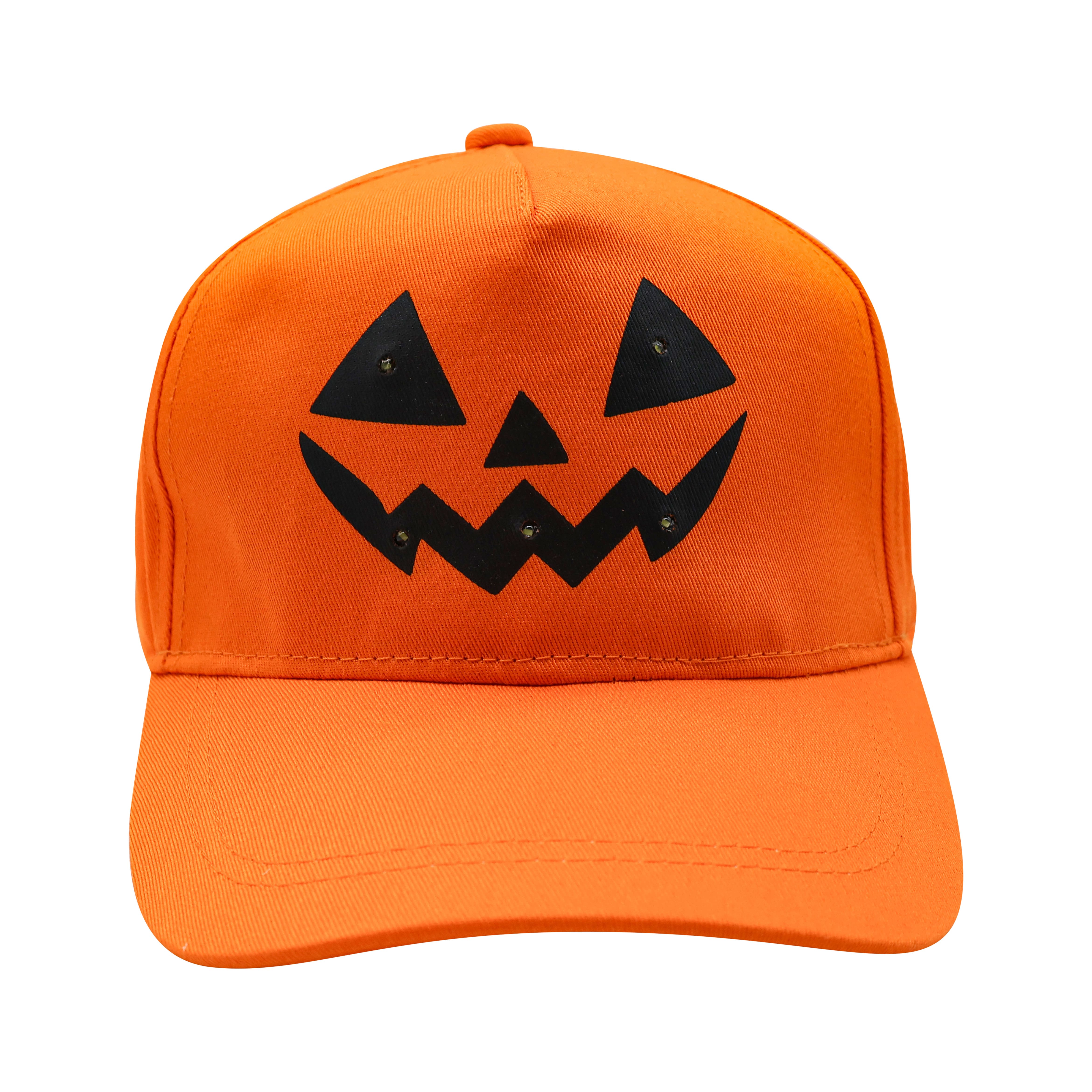 Orange Jack-o&#x27;-Lantern Light Up Hat by Creatology&#x2122;