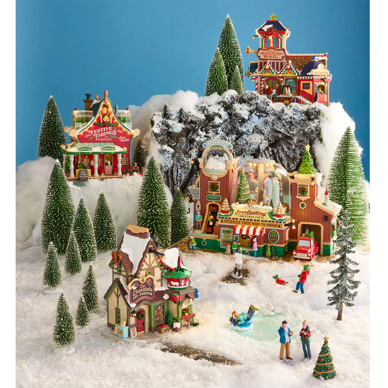 Lemax&#xAE; Vail Village Chocolate Dip Fondue