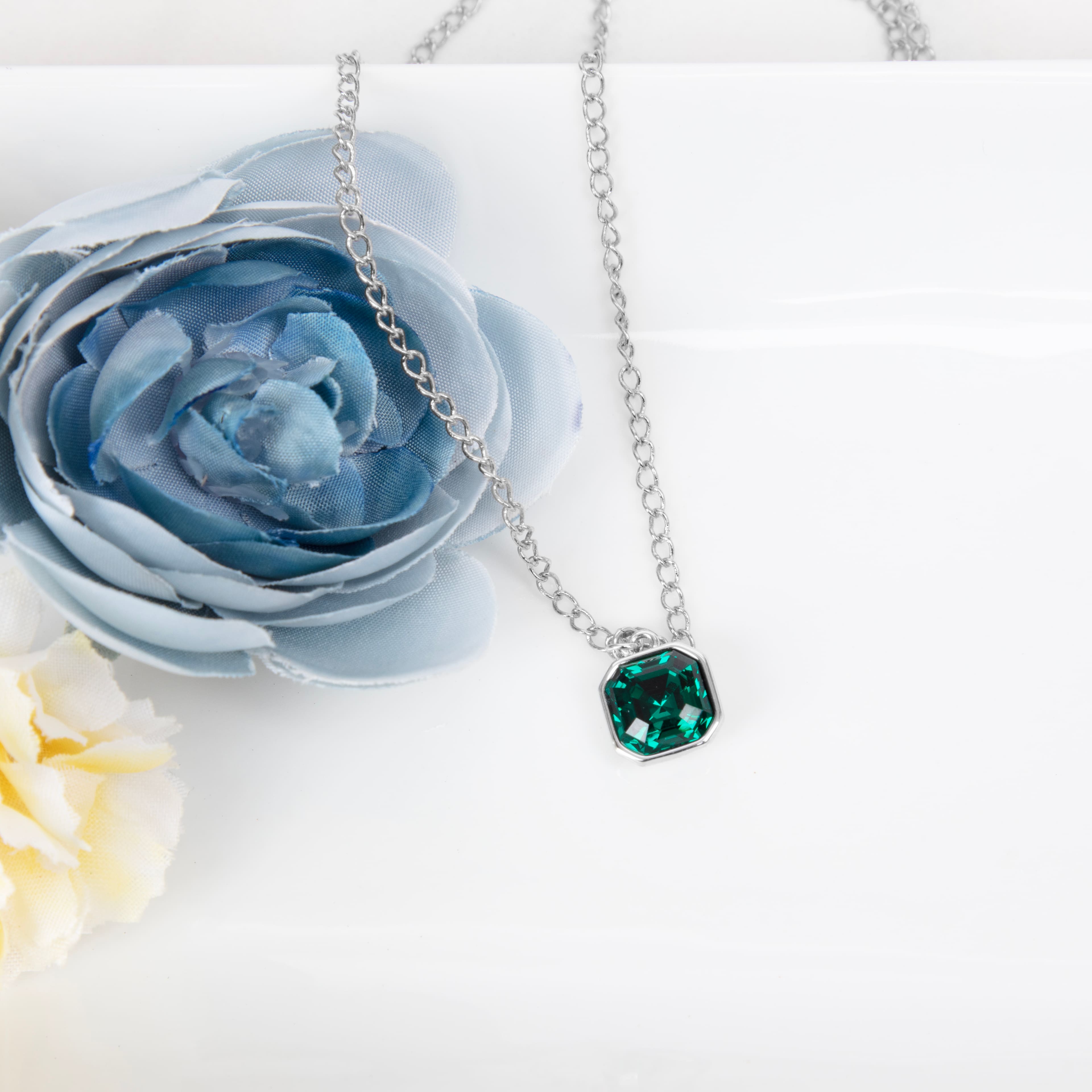 Emerald Green Austrian Crystal Imperial Cut Charm by Bead Landing™