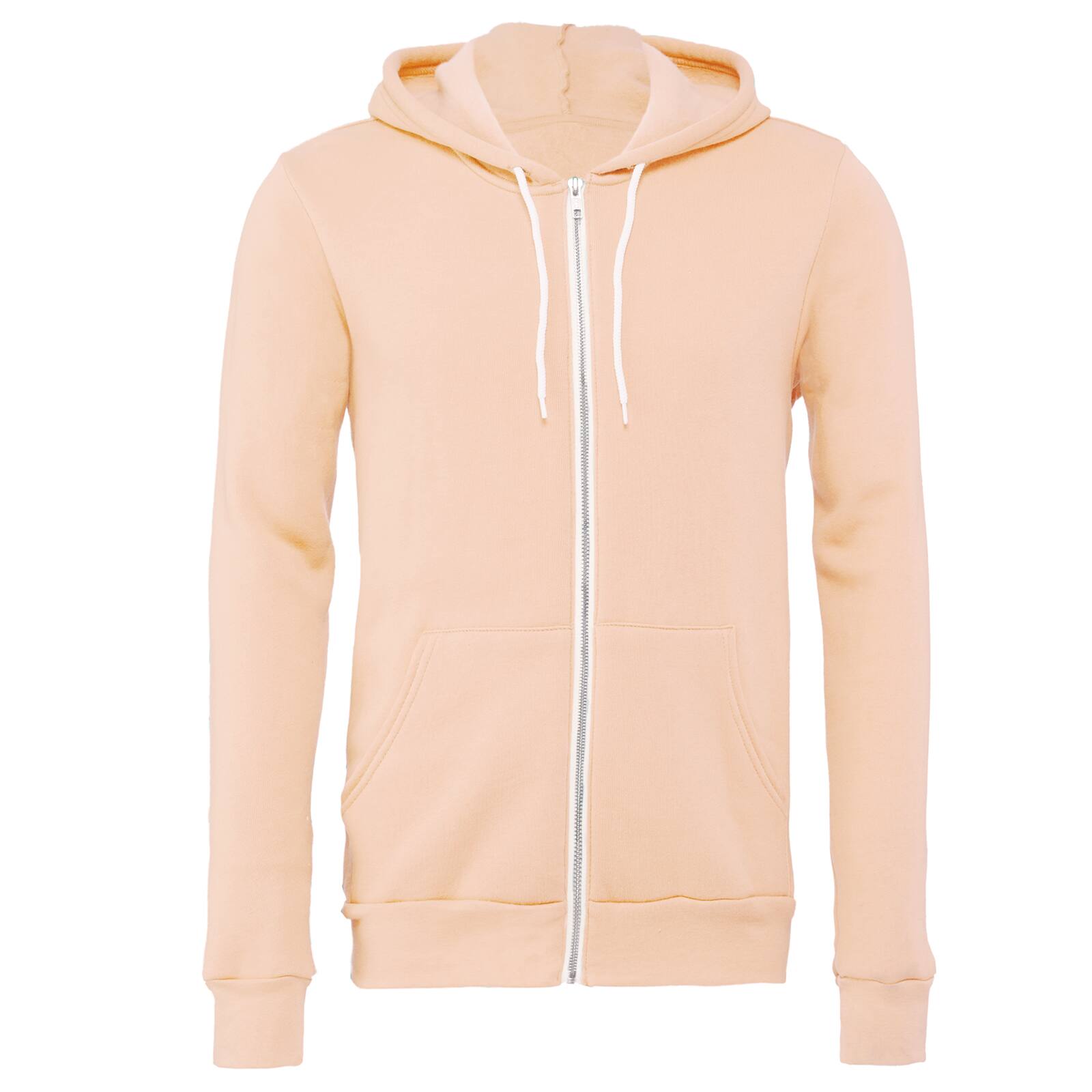 BELLA+CANVAS® Cotton Fleece Full-Zip Adult Unisex Hoodie