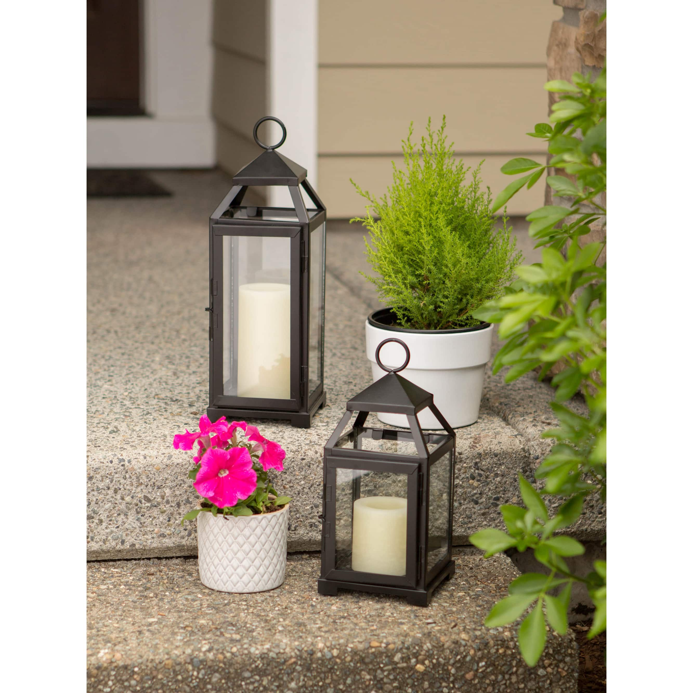 15.5&#x27;&#x27; Lean &#x26; Sleek Candle Lantern