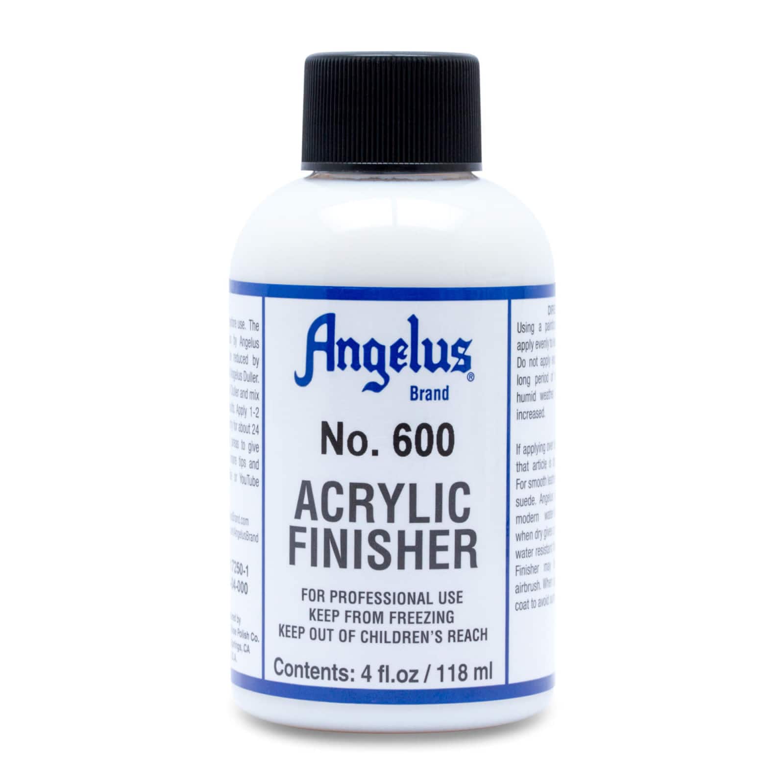  Angelus 600 Acrylic Finisher, 4 oz. : Arts, Crafts