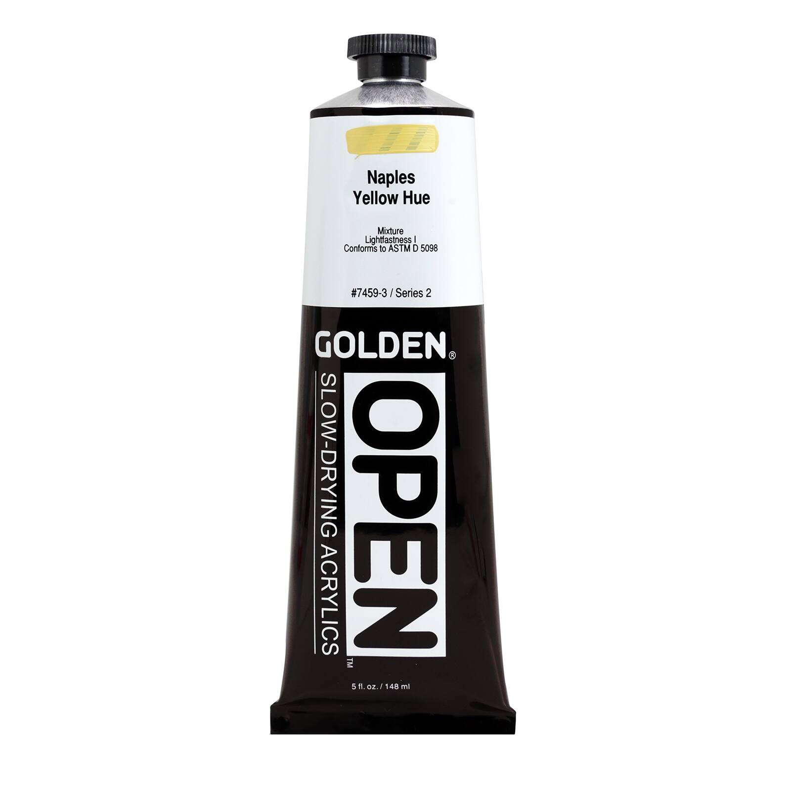 Golden OPEN Slow-Drying Acrylics, 5 oz Paint in Naples Yellow Hue