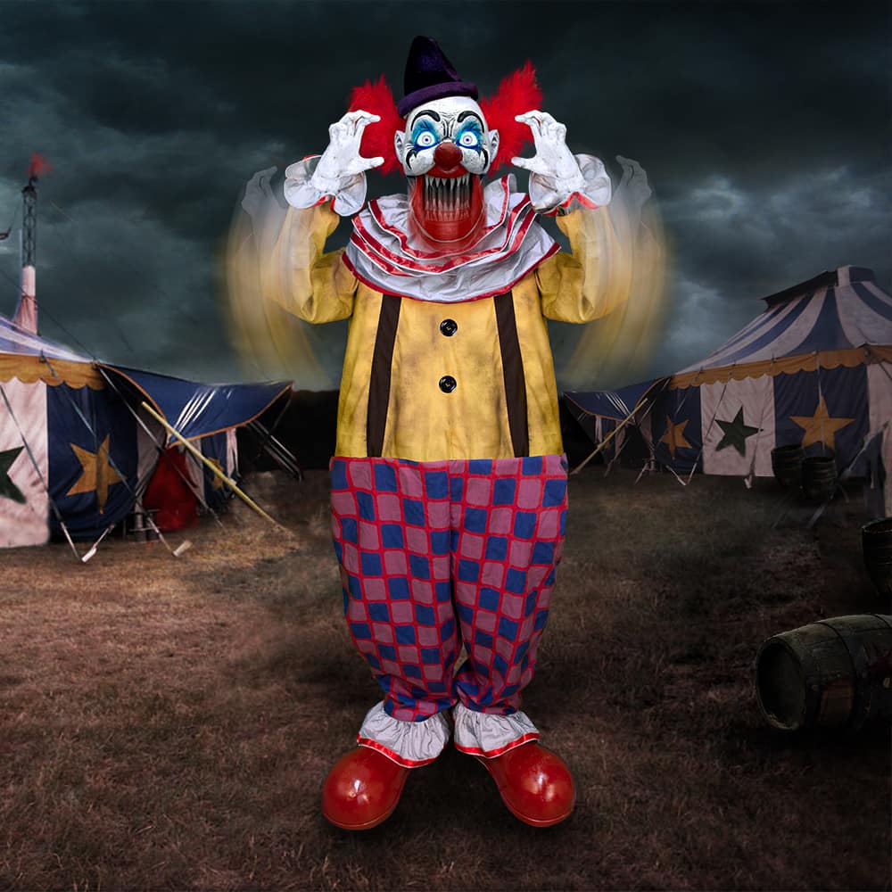 Tekky Toys 6.5ft. Animated Startling Arms Clown&#x2122;