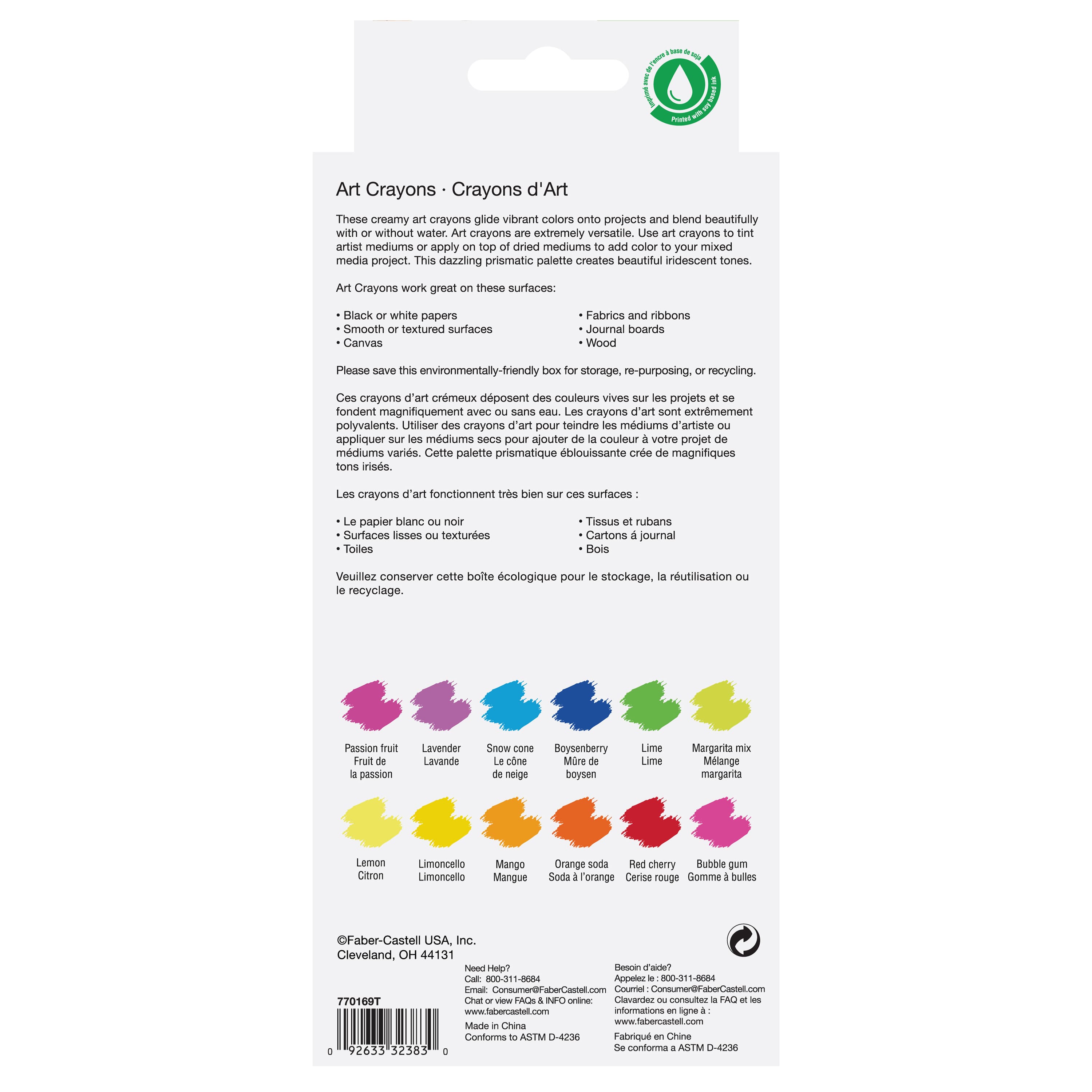 Faber-Castell&#xAE; Watercolor &#x26; Mixed Media Art Crayon Set