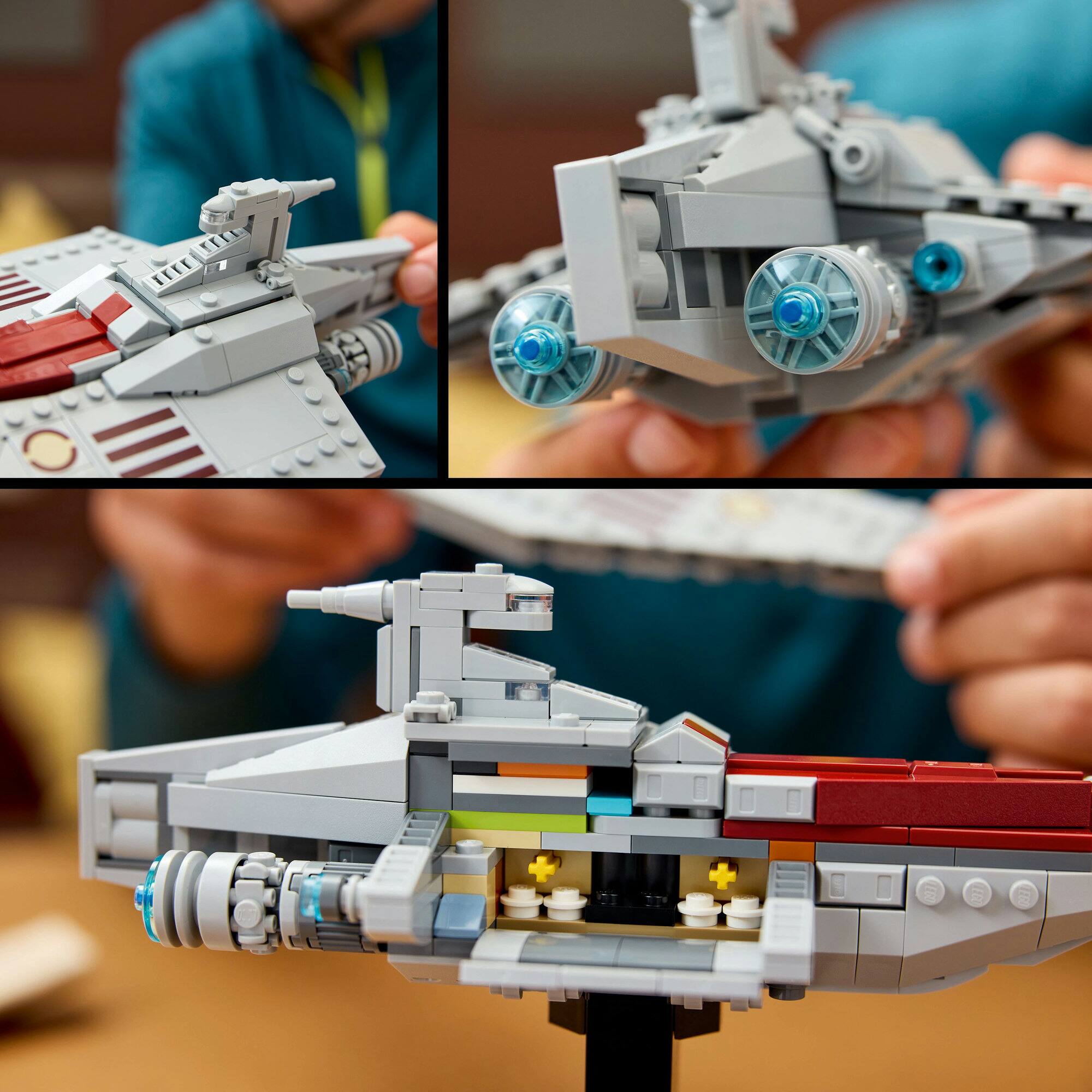 LEGO® Star Wars™ Acclamator-Class Assault Ship™, Buildable Starship Model 75404