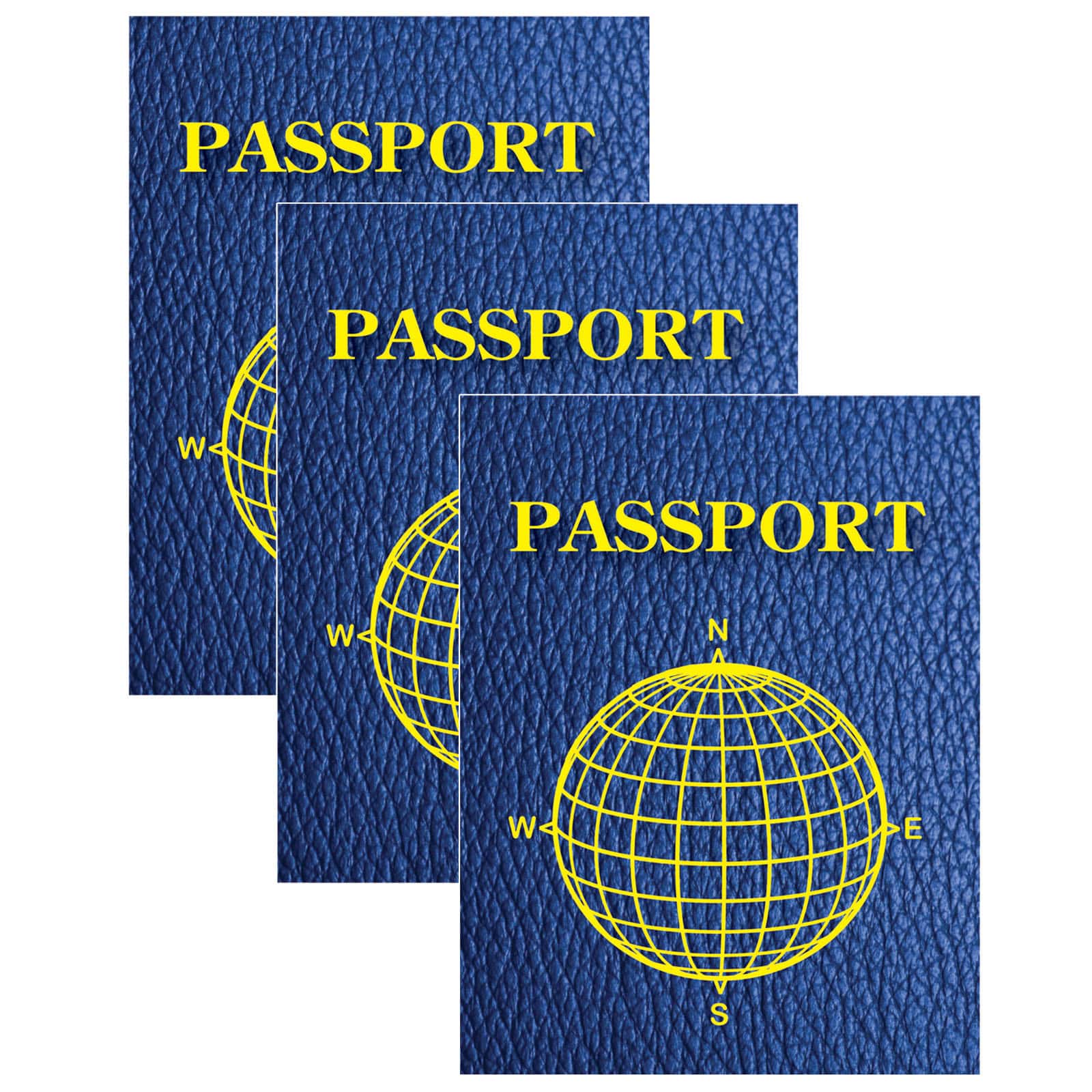 Ashley Productions Blank Passports, 12 Per Pack, 3 Packs