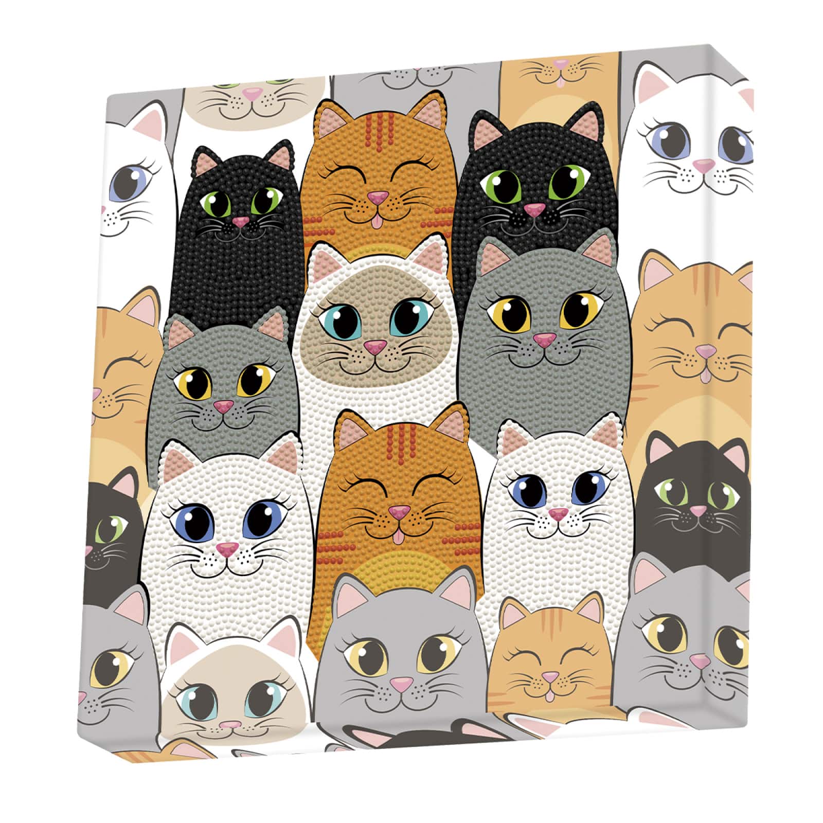 Diamond Dotz® Cat Clan DOTZ® BOX Diamond Painting Kit