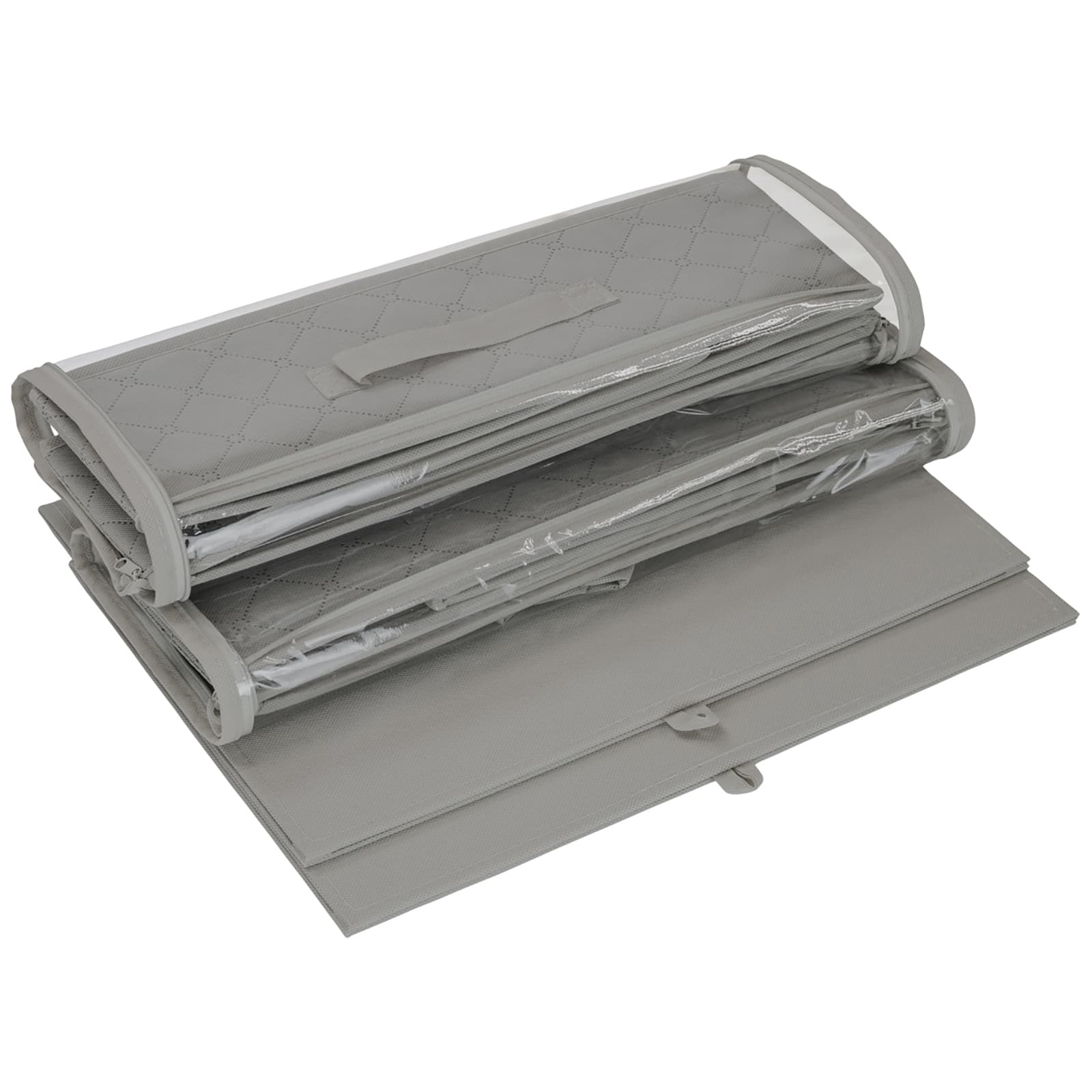 Sorbus 24&#x22; Gray Underbed Storage Bags, 2ct.