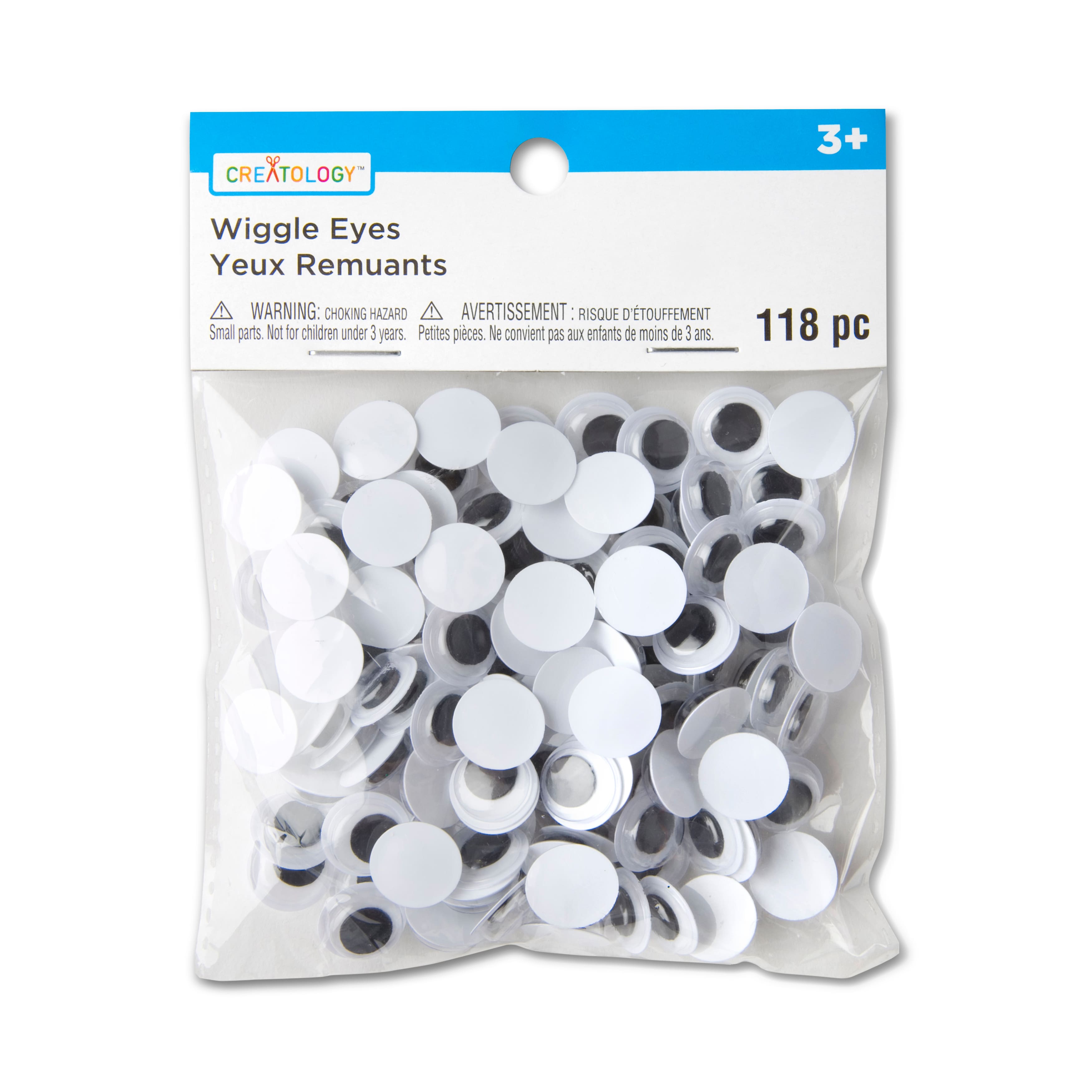 12 Packs: 118 ct. (1,416 total) 12 mm Flat Back Wiggle Eyes by Creatology™
