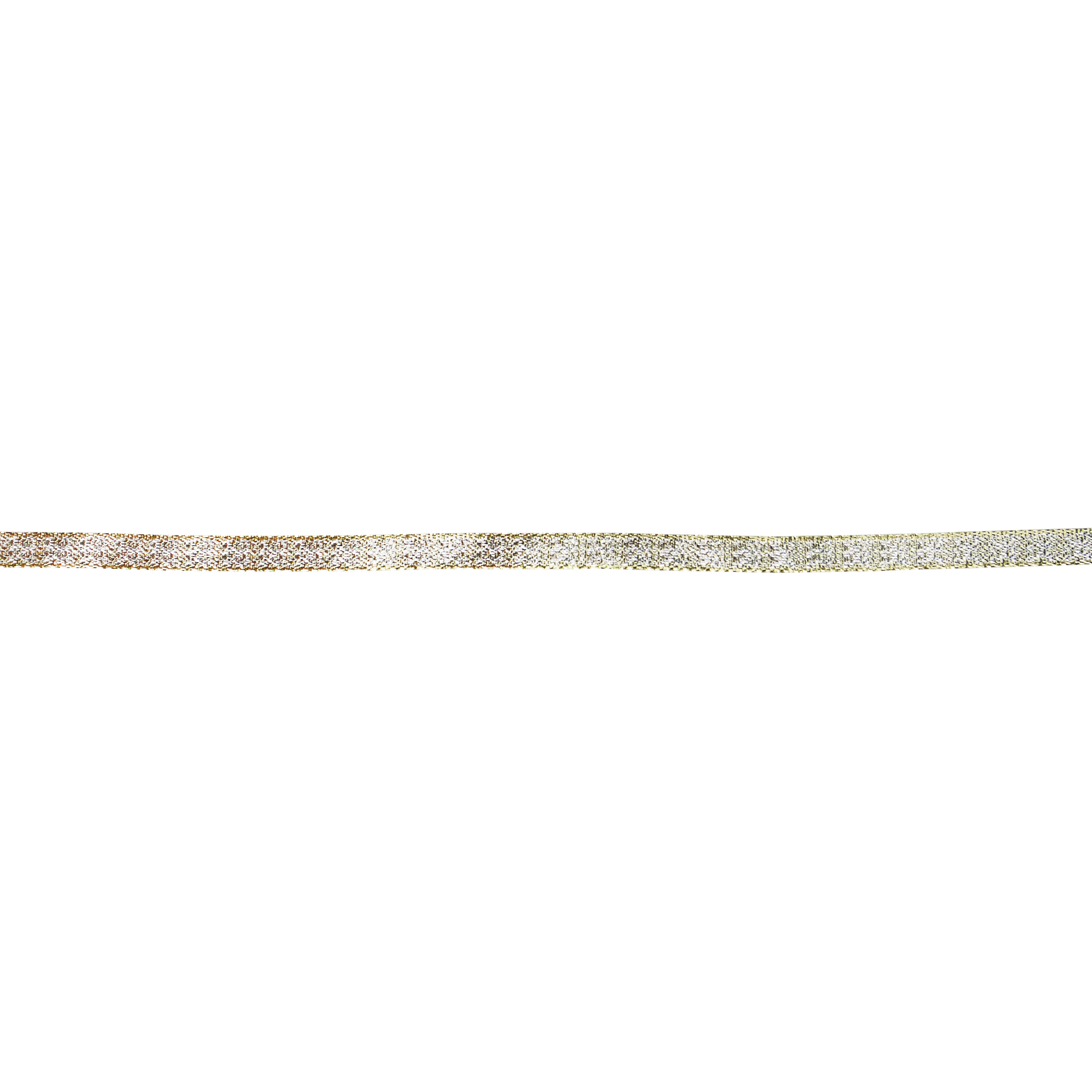 3/8&#x22; x 30ft. Champagne &#x26; Cream Metallic Ribbon by Celebrate It&#xAE;