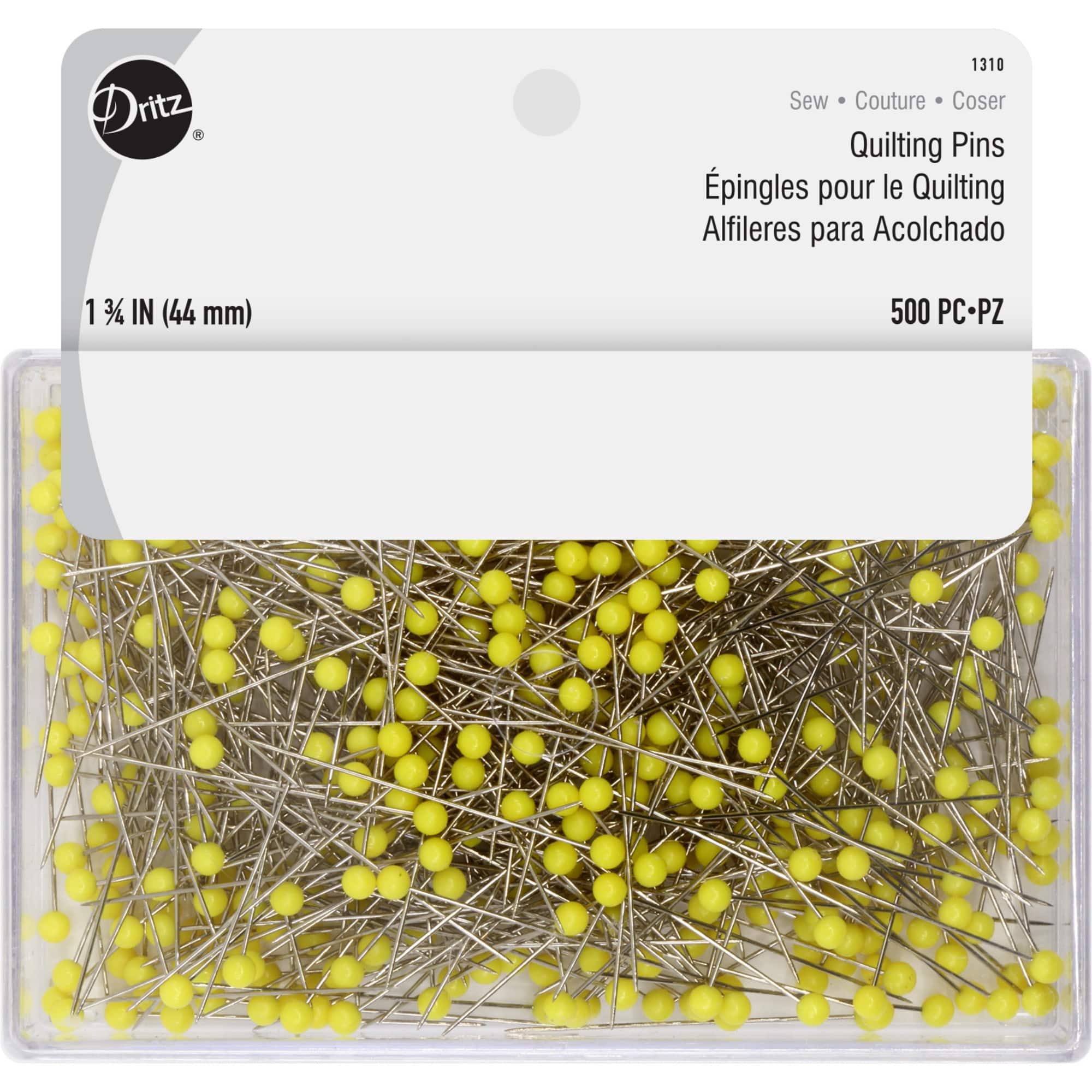 Dritz® 1.75" Yellow Quilting Pins, 500ct.
