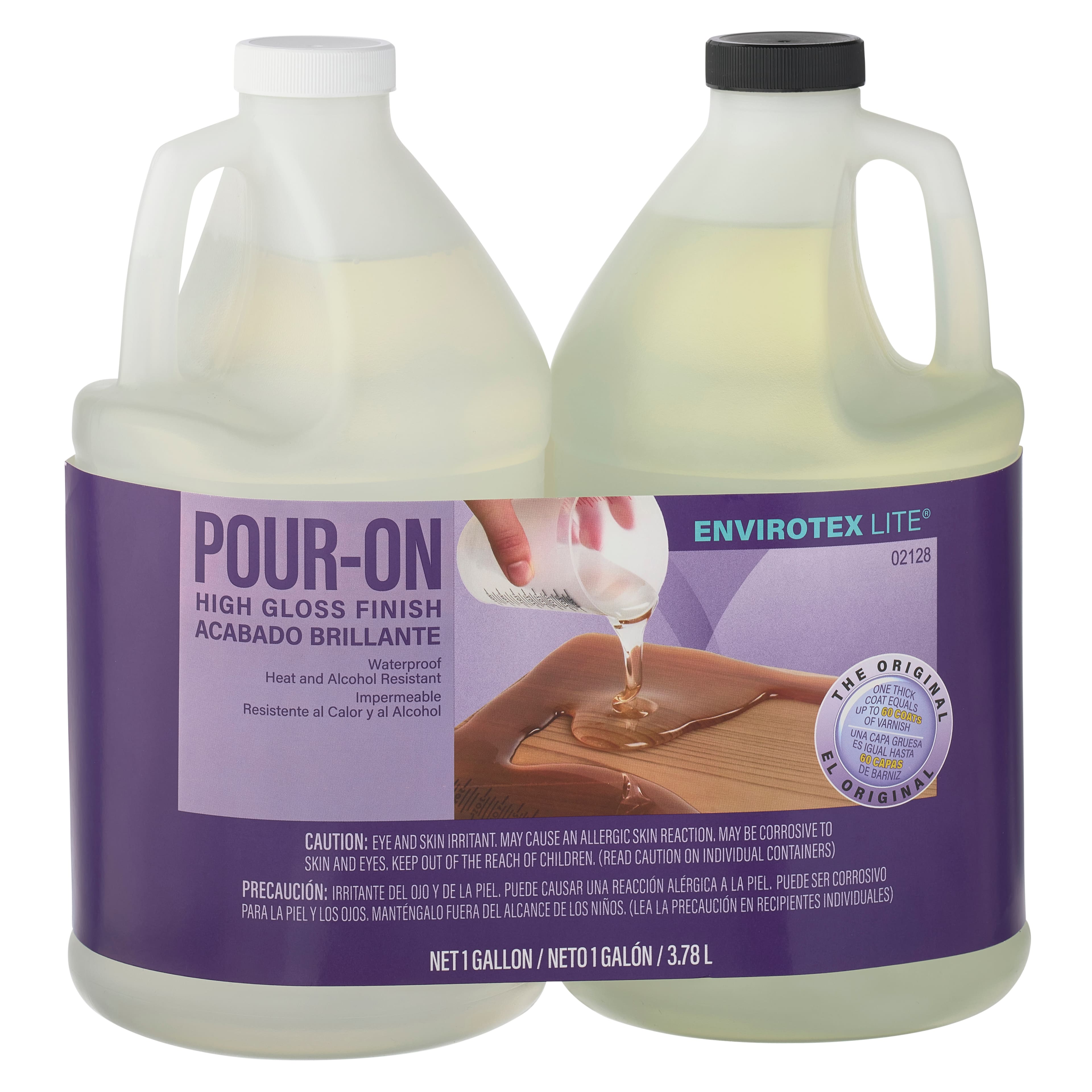 Environmental Technology ENVIROTEX LITE Pour-On High Gloss Finish 32 oz.  Kit for sale online