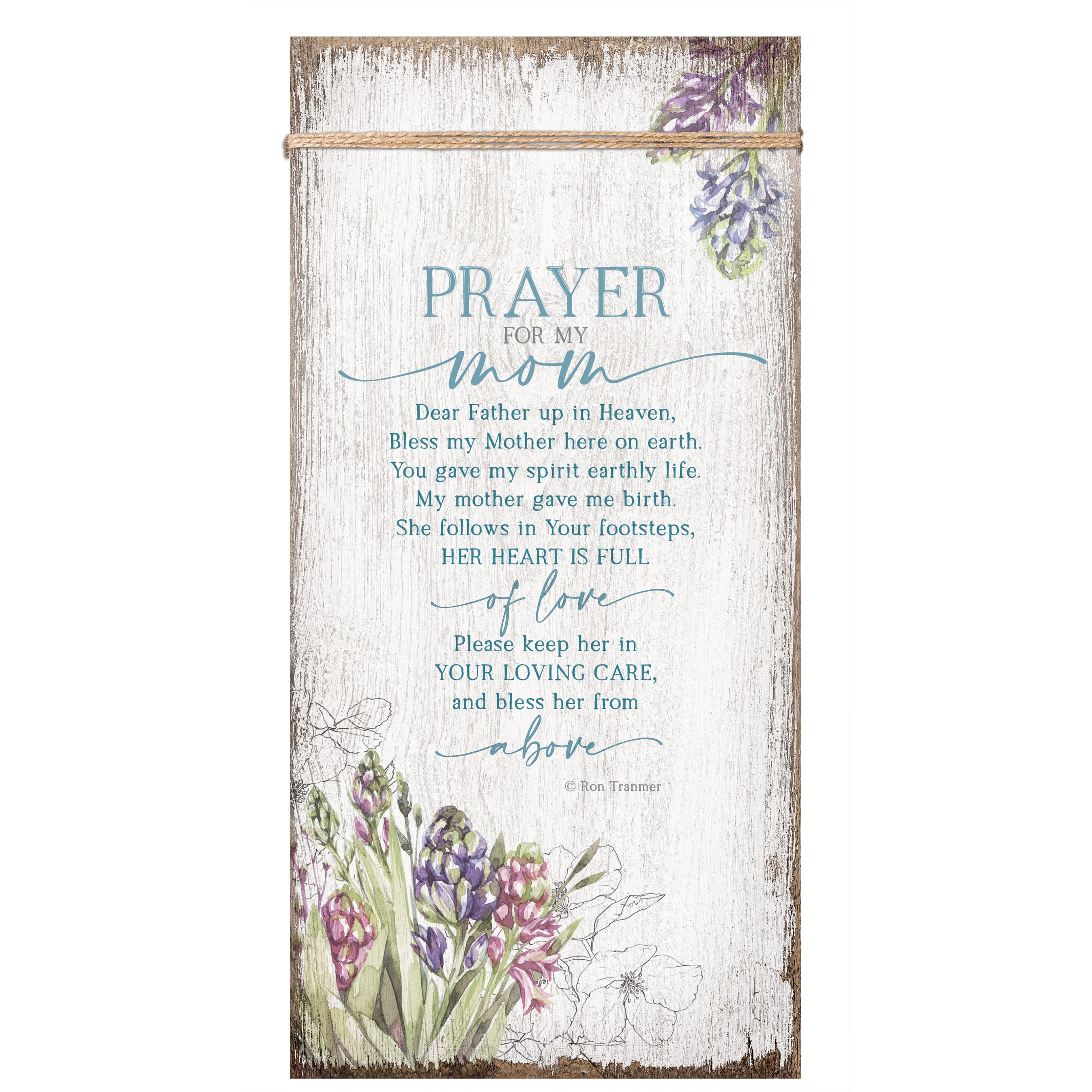 Prayer For My Mom Wood Plaque