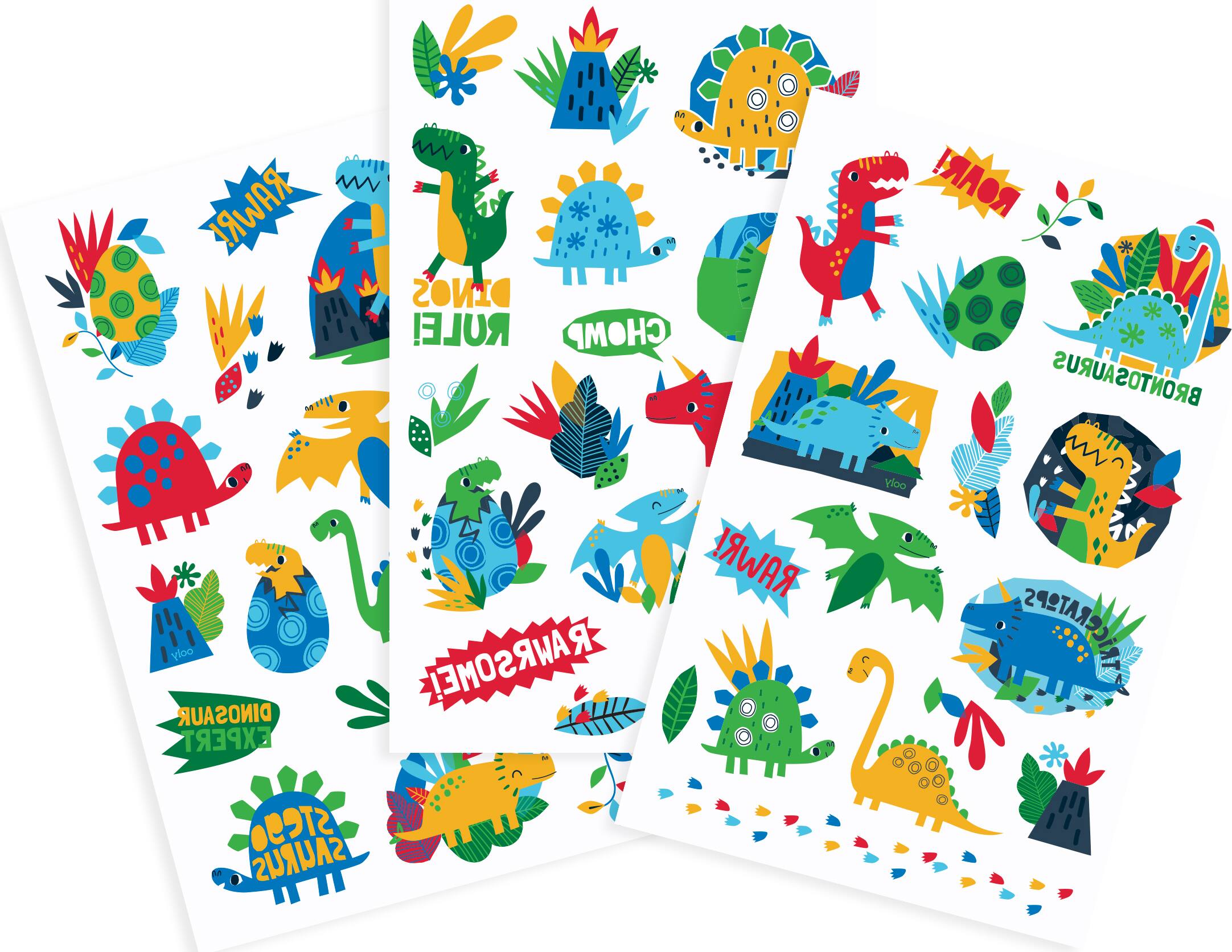 OOLY Tattoo-Palooza Dino Days Temporary Tattoo Set