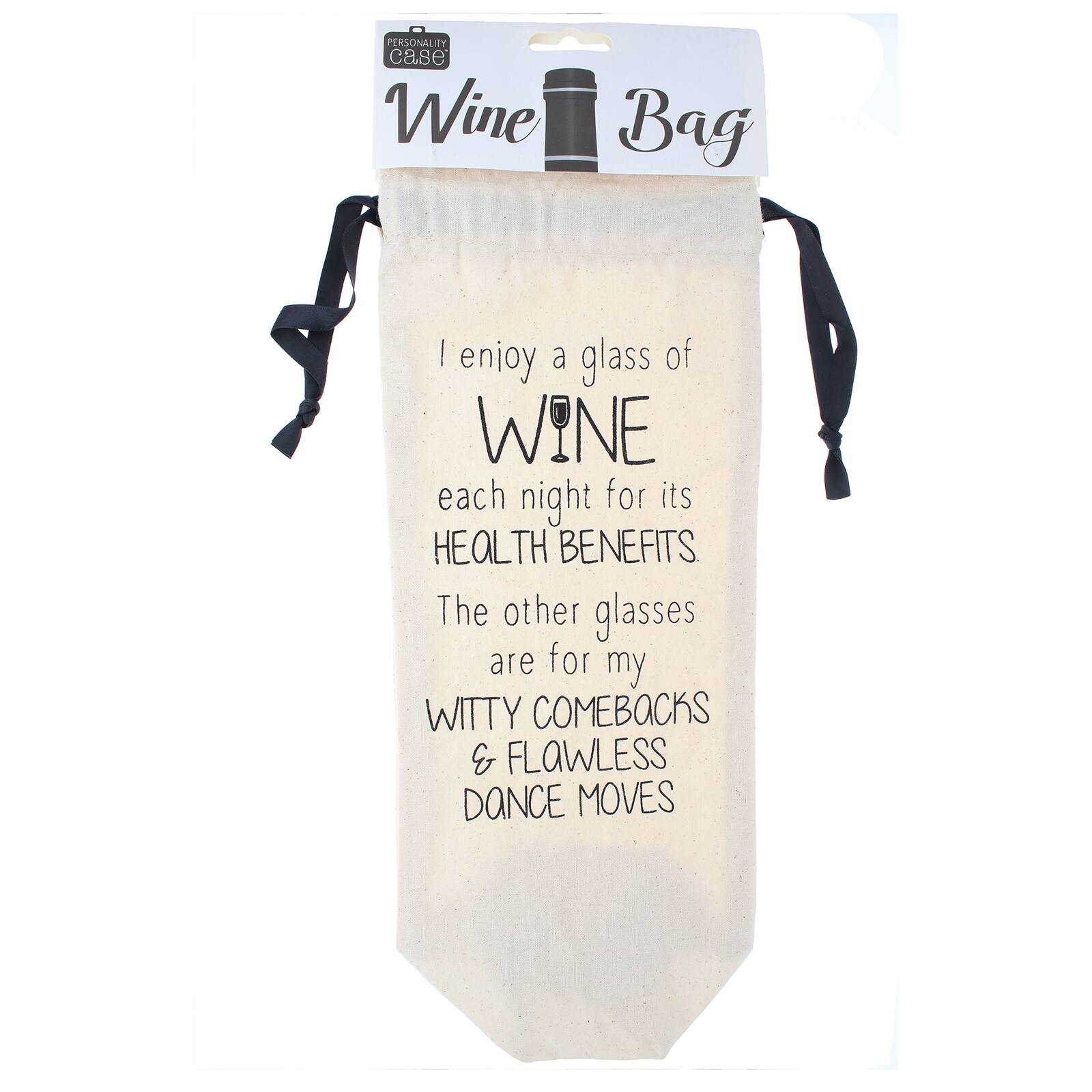 Personality Case&#x2122; Health Canvas Wine Bag