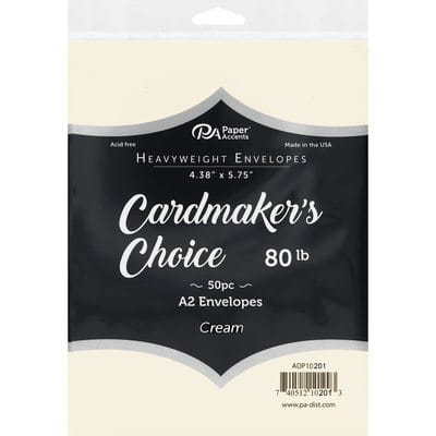 PA Paper™ Accents Cardmaker's Choice A2 Cream Heavyweight Envelopes ...