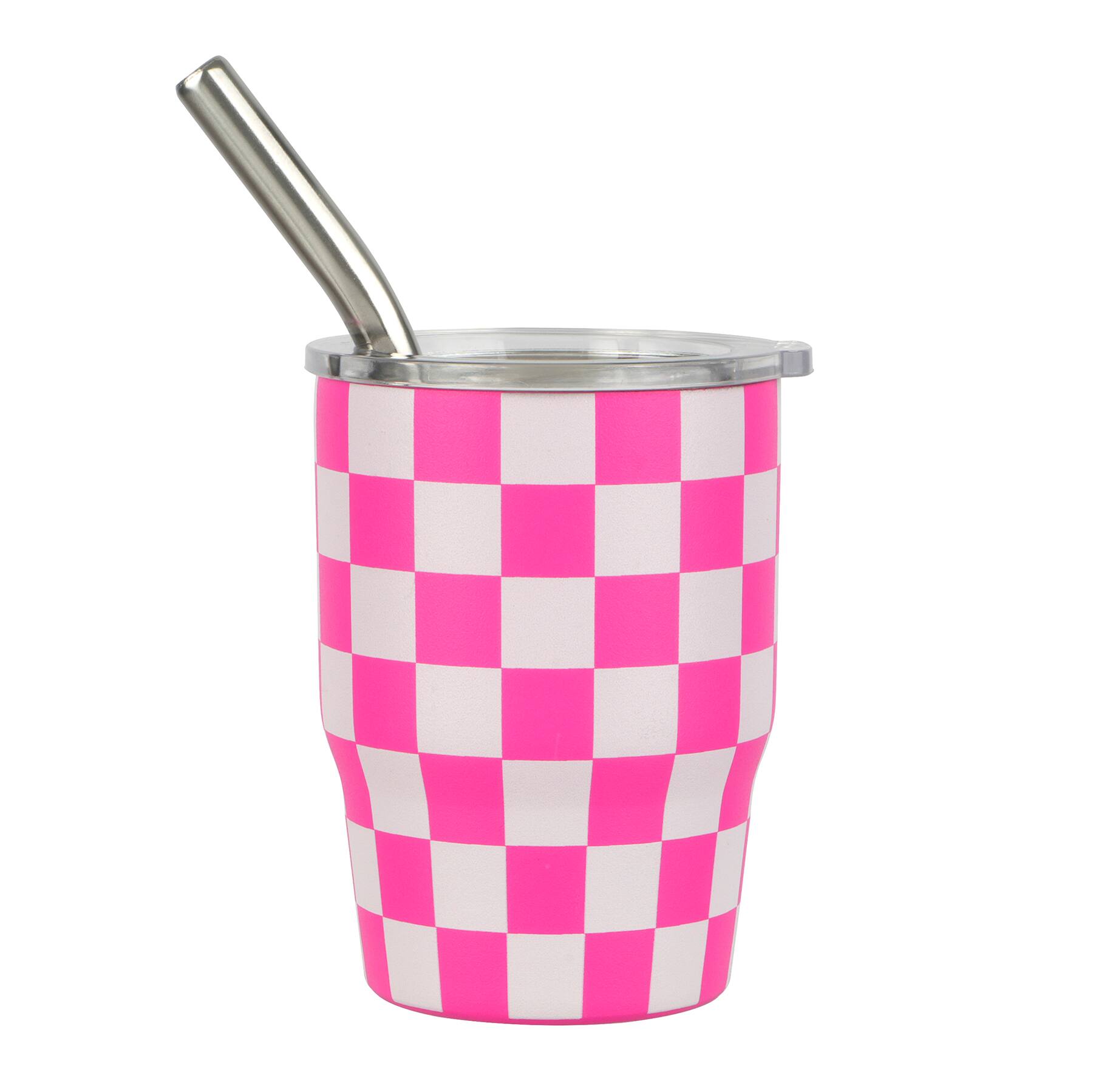 3oz. Mini Check Stainless Steel Insulated Tumbler by Ashland®