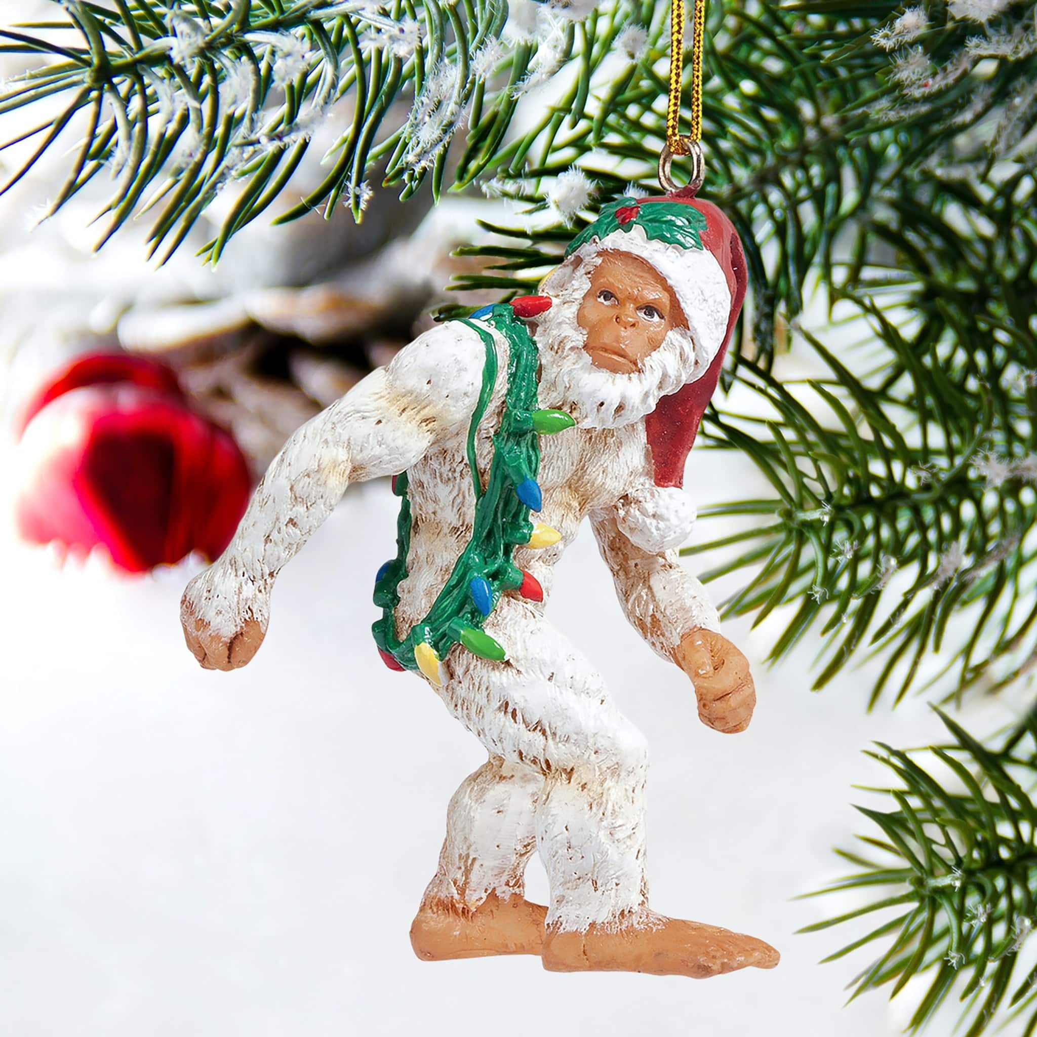 Design Toscano Bigfoot the Abominable Snowman Yeti Ornament