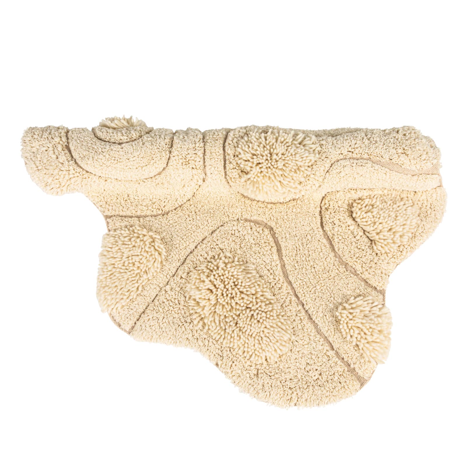 Hello Honey® 43" x 36" Natural Textured Harmony Tufted Rug