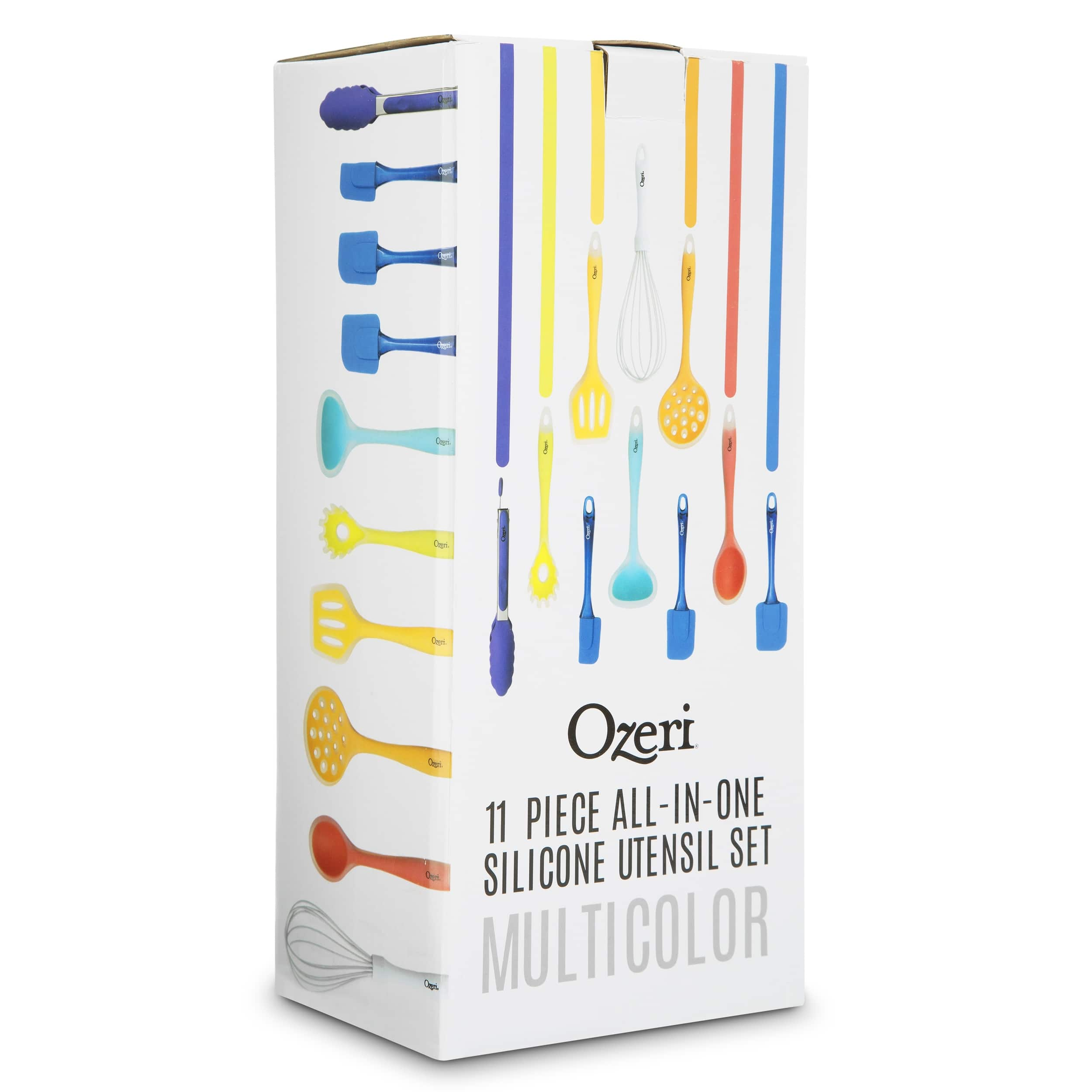 Ozeri All-In-One Silicone Utensil Set - Multicolor, 11 pc