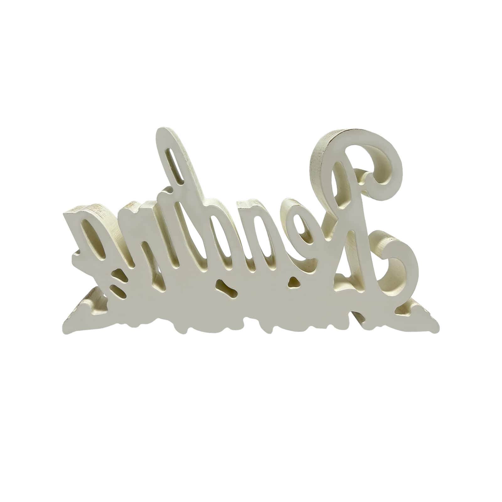 10.5&#x22; Distressed White Tabletop Accent by Ashland&#xAE;