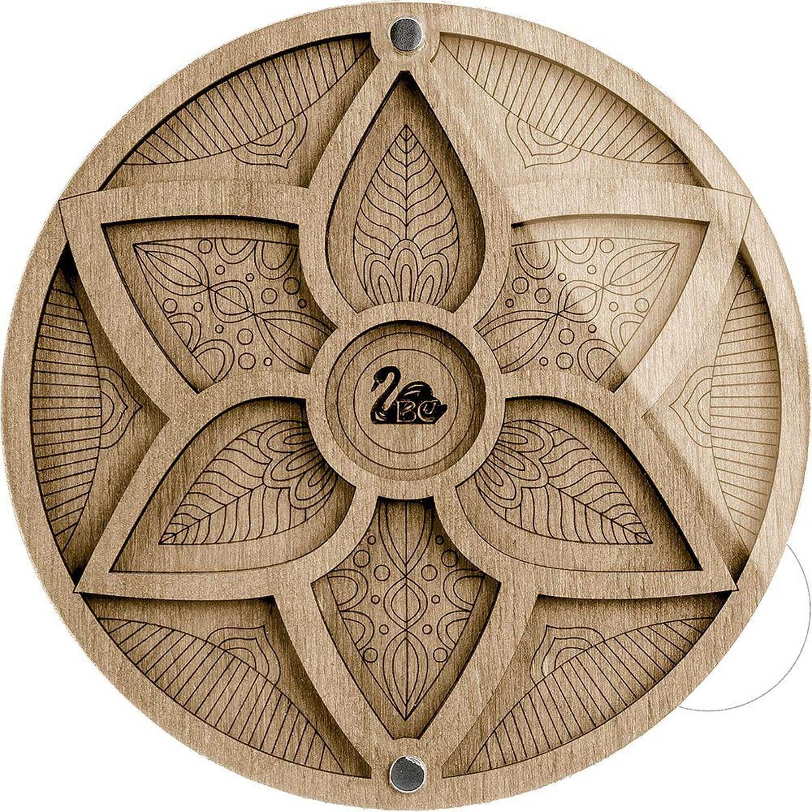 Wonderland Crafts 5.5" 6-Leaf Flower Bead Organizer with Transparent Cover