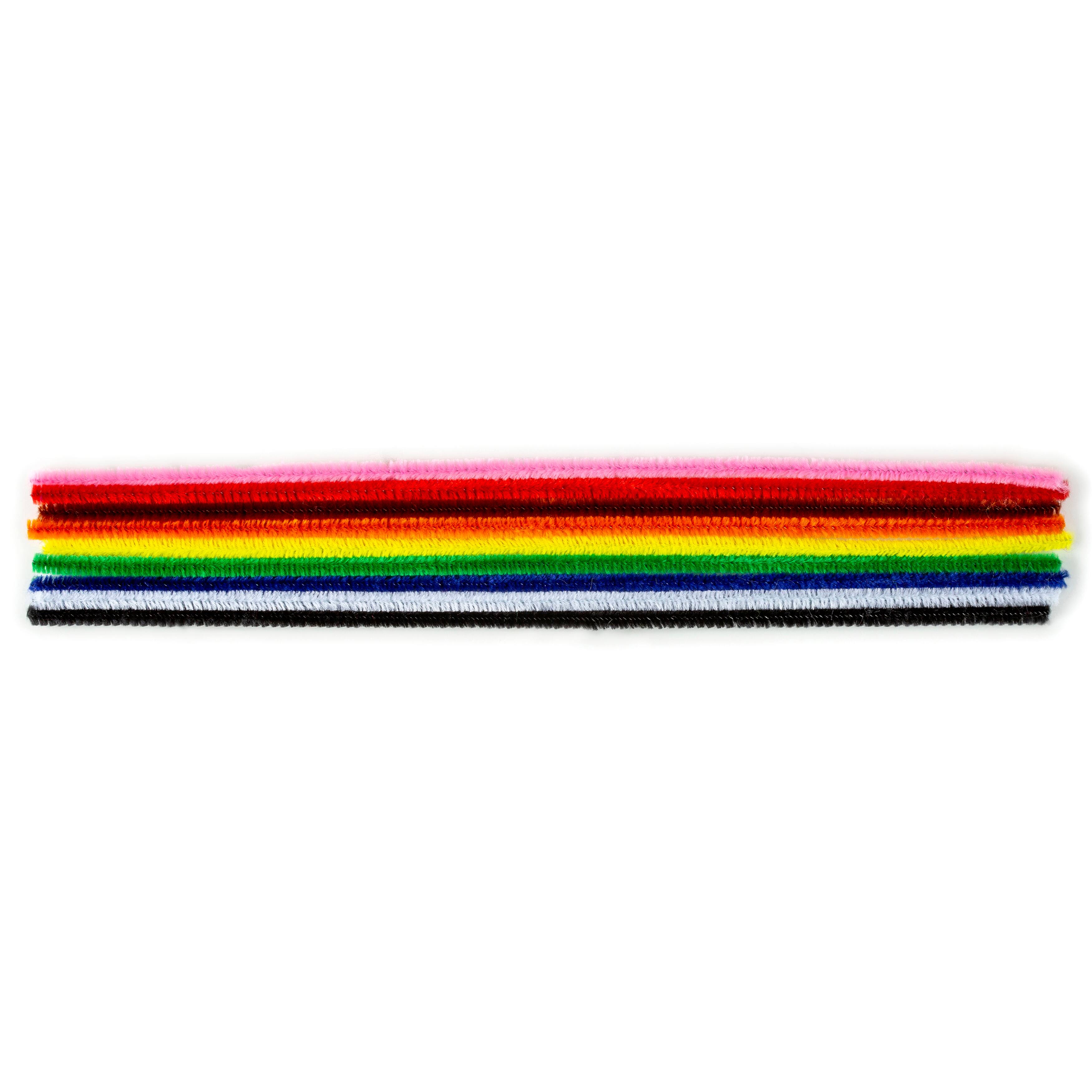 12 Packs: 350 ct. (4,200 total) Rainbow Chenille Pipe Cleaners Value Pack by Creatology&#x2122;