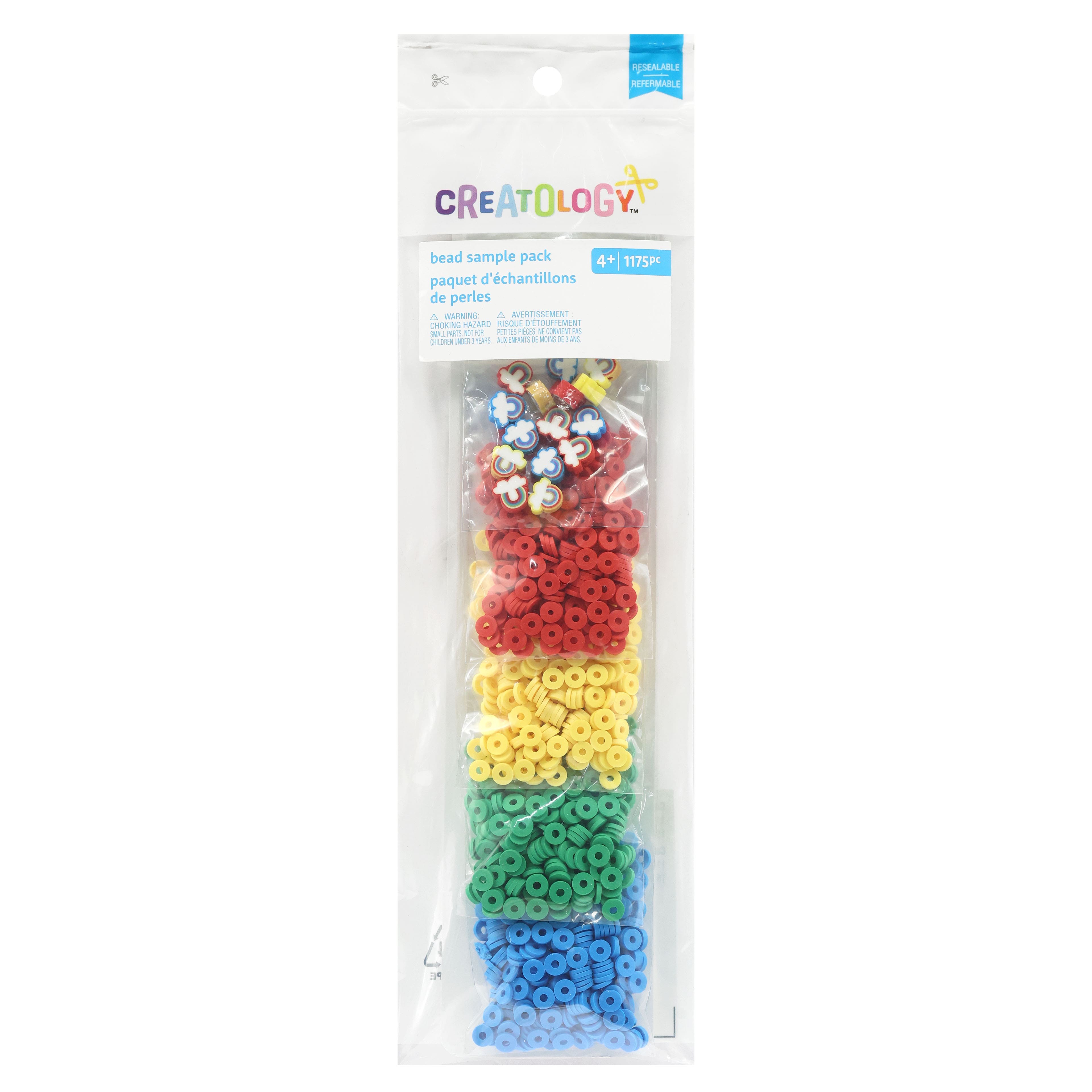 12 Pack: Rainbow Clay Bead Sample Pack by Creatology™