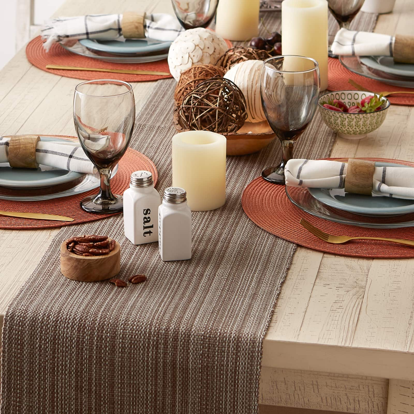 DII&#xAE; 72&#x22; Variegated Fringe Table Runner