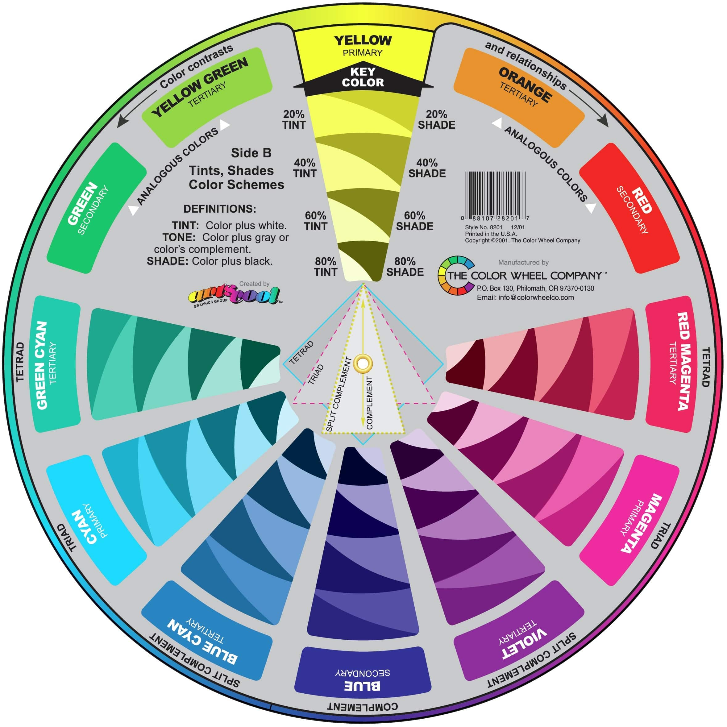 CMY Primary Mixing Wheel&#x2122; with Workbook