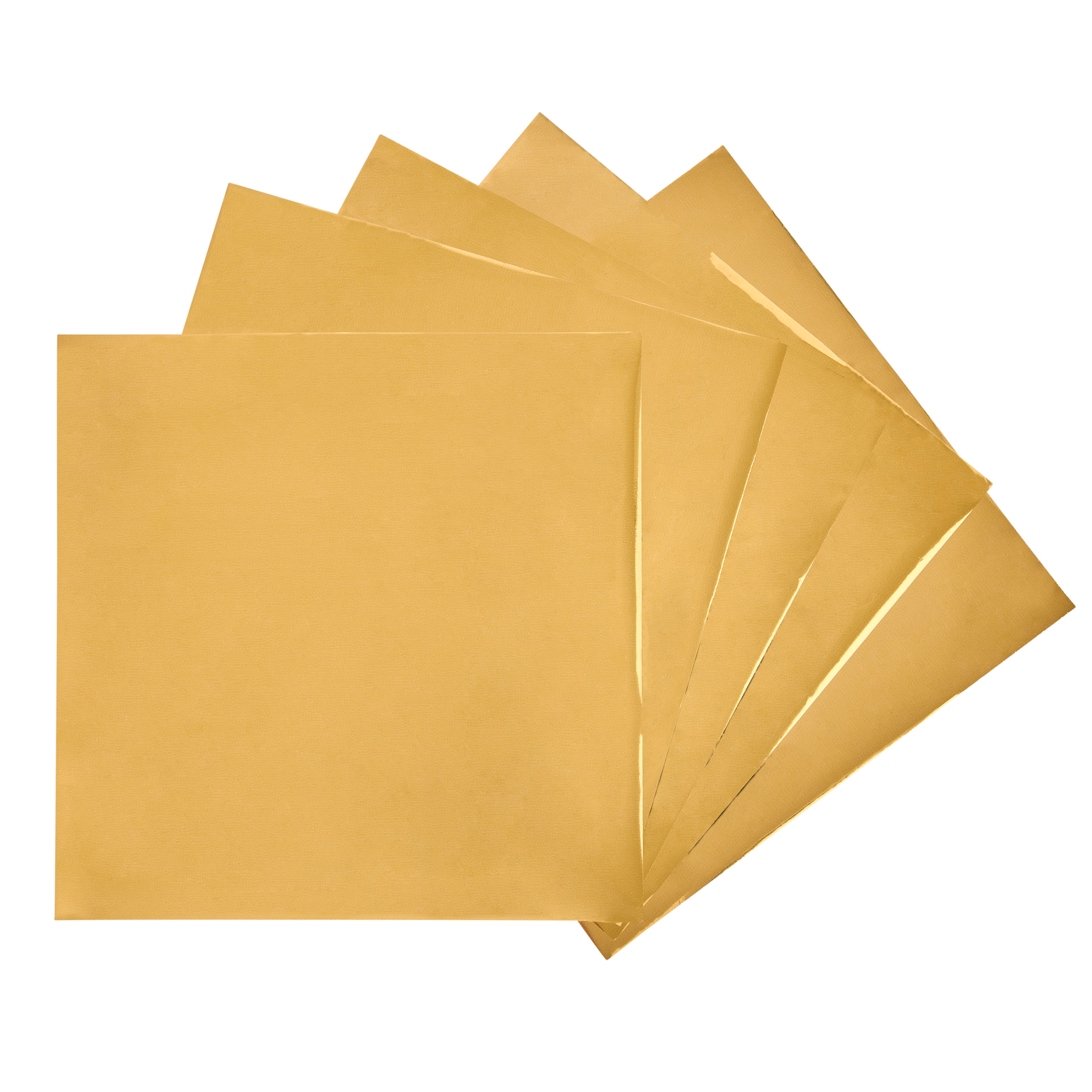 18 Packs: 5 ct. (90 total) 5.5&#x22; Gold Foil Transfer Sheets by Recollections&#x2122;