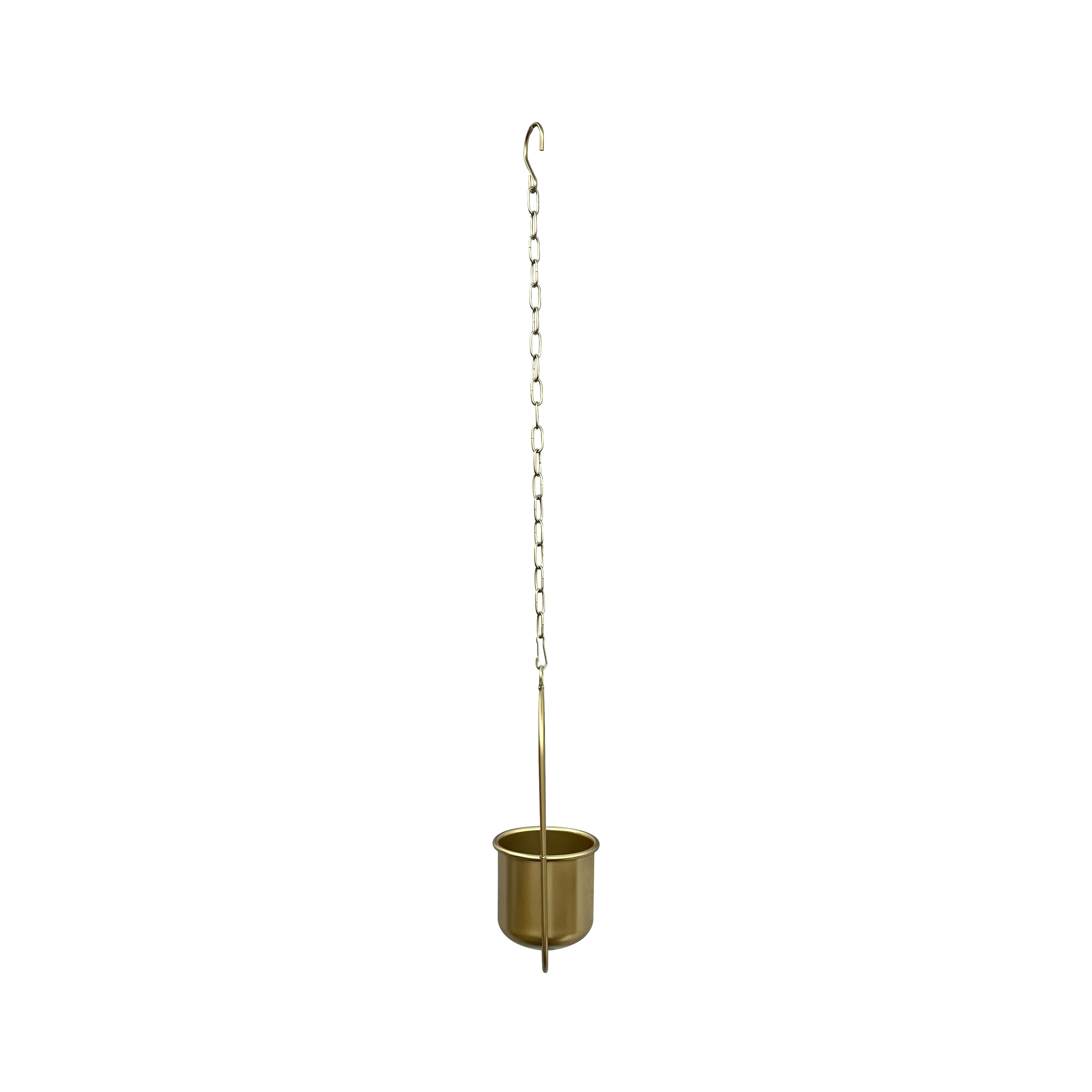 11&#x22; Gold Metal Hanging Container by Ashland&#xAE;