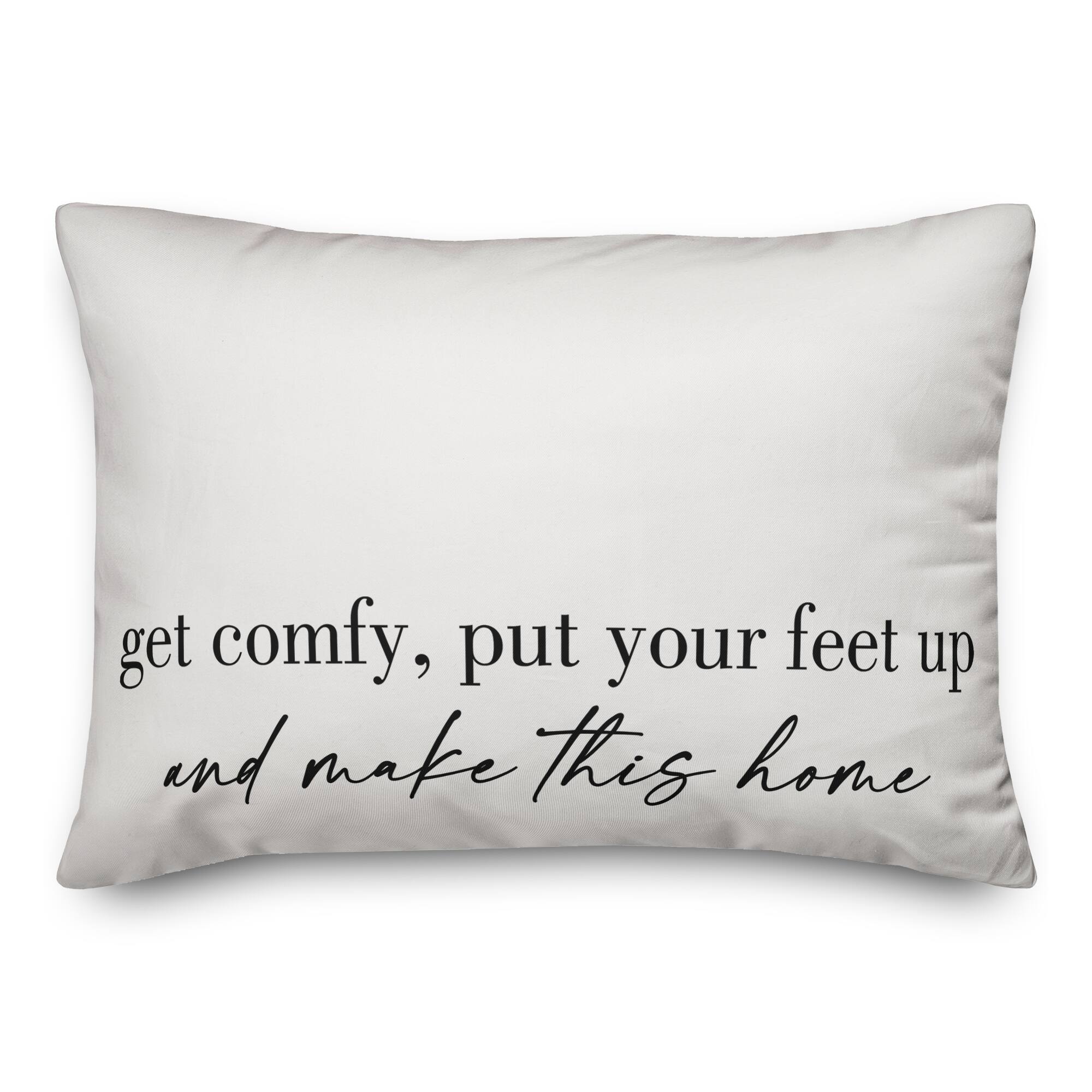 20" x 14" Get Comfy Indoor/Outdoor Throw Pillow