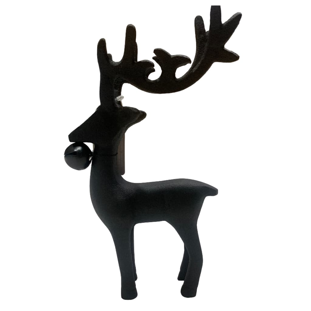 Black Standing Reindeer Metal Tabletop D&#xE9;cor by Ashland&#xAE;