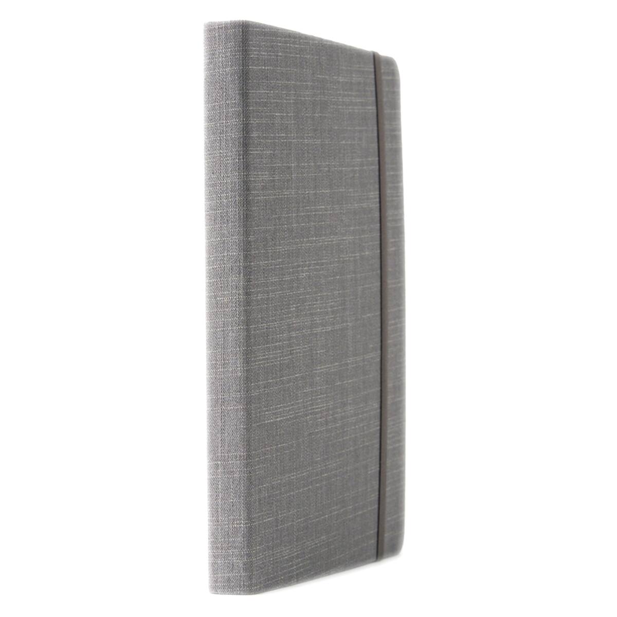 12 Pack: Gray Fabric Hardcover Dot Journal by Artist's Loft™, 6" x 8"